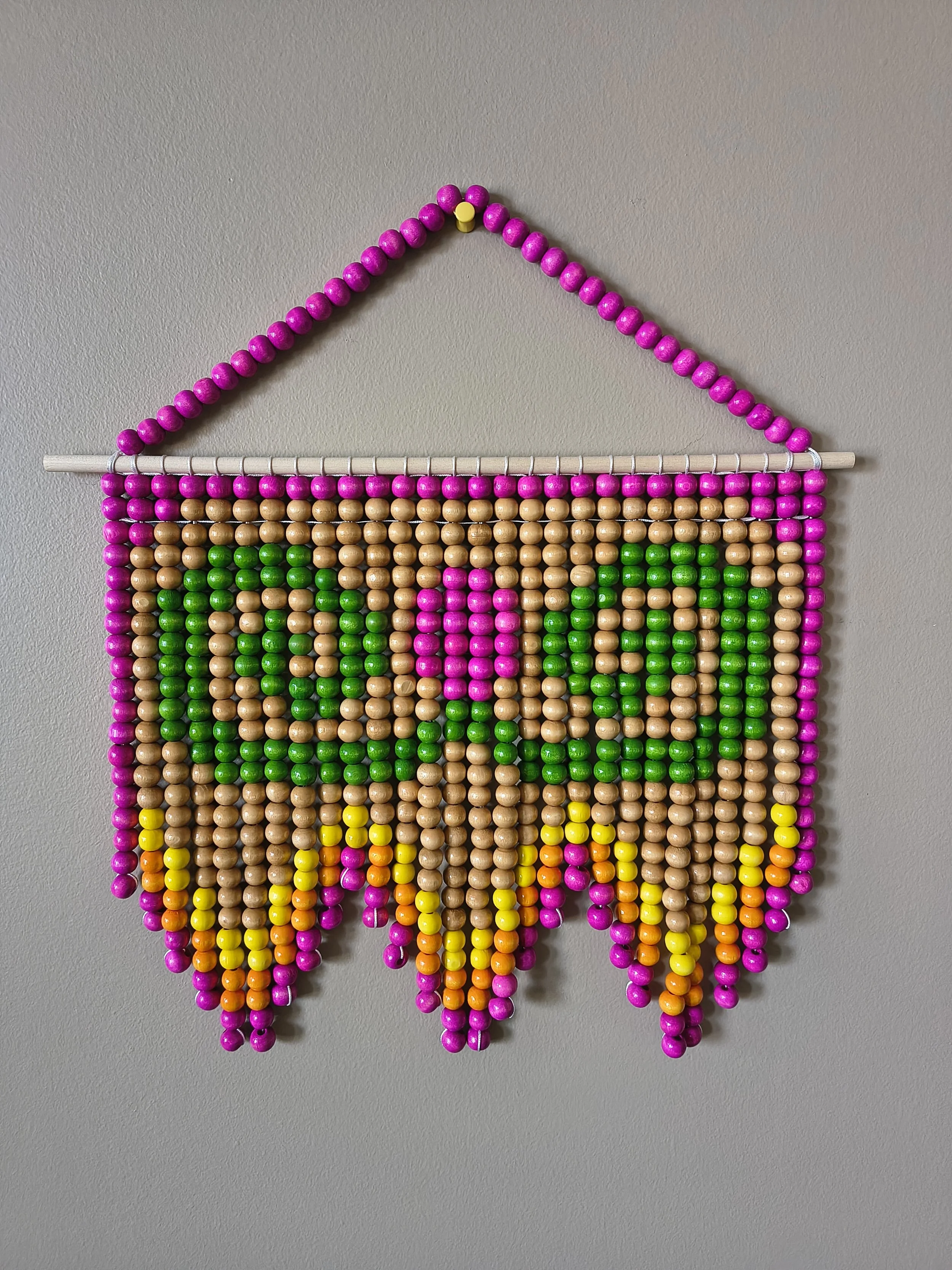 Raspberry & Wabanaki Double Curve Tapestry