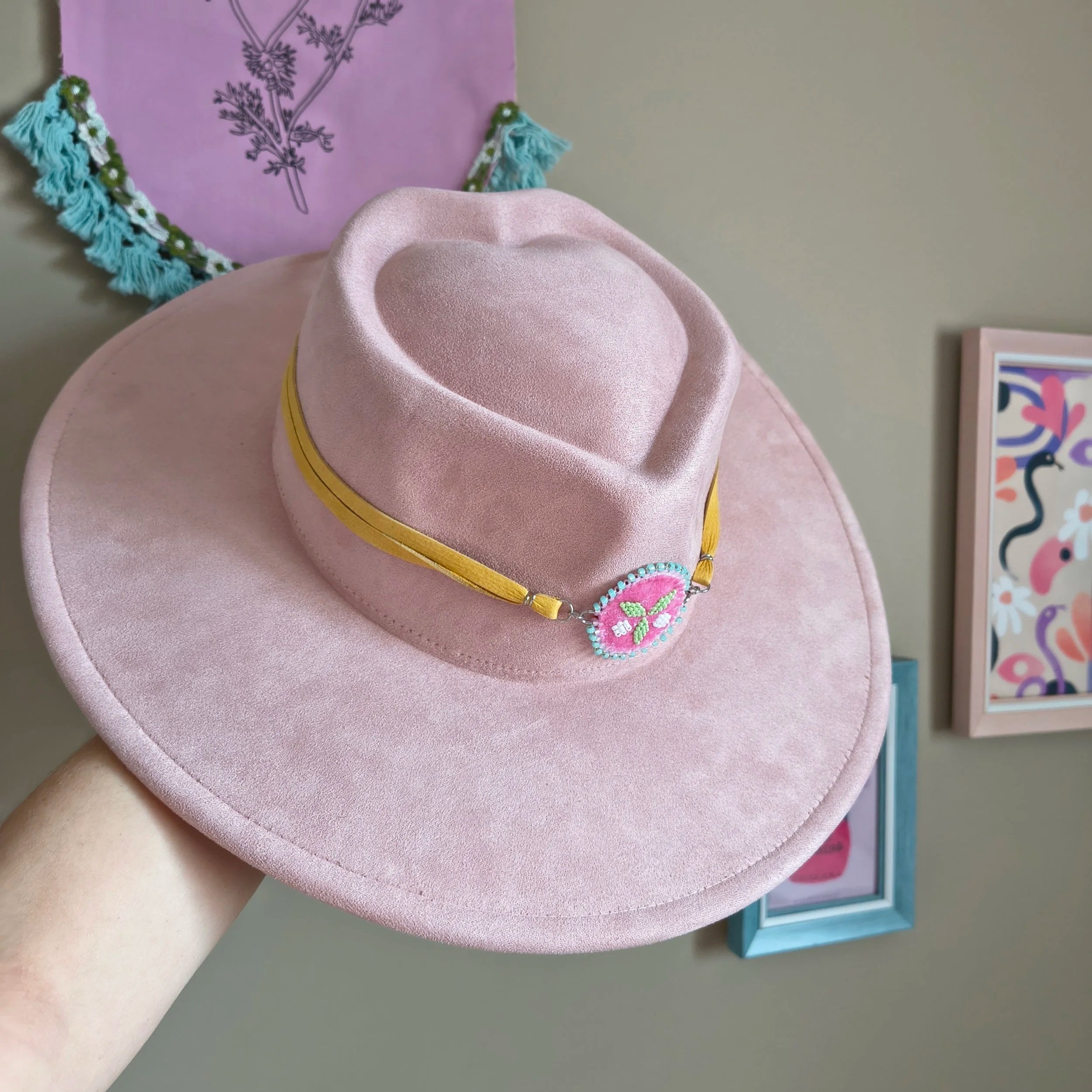 Beaded Wintergreen Hat