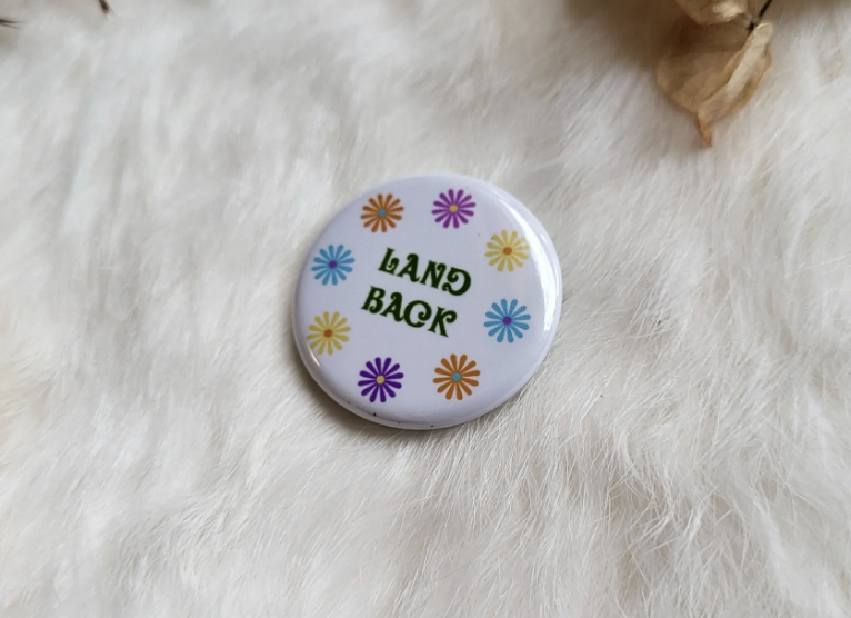 Land Back Pin