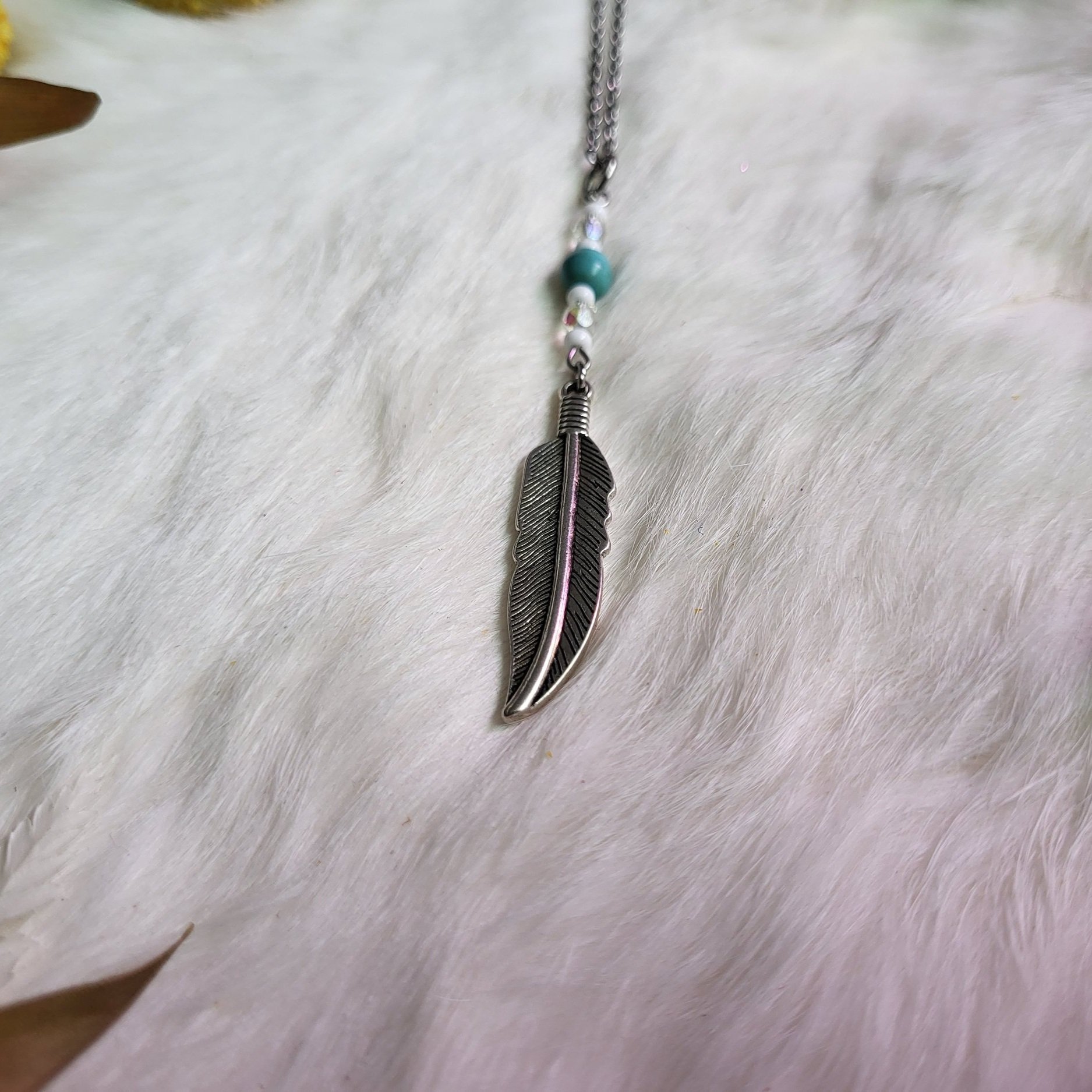Feather Charm Necklace