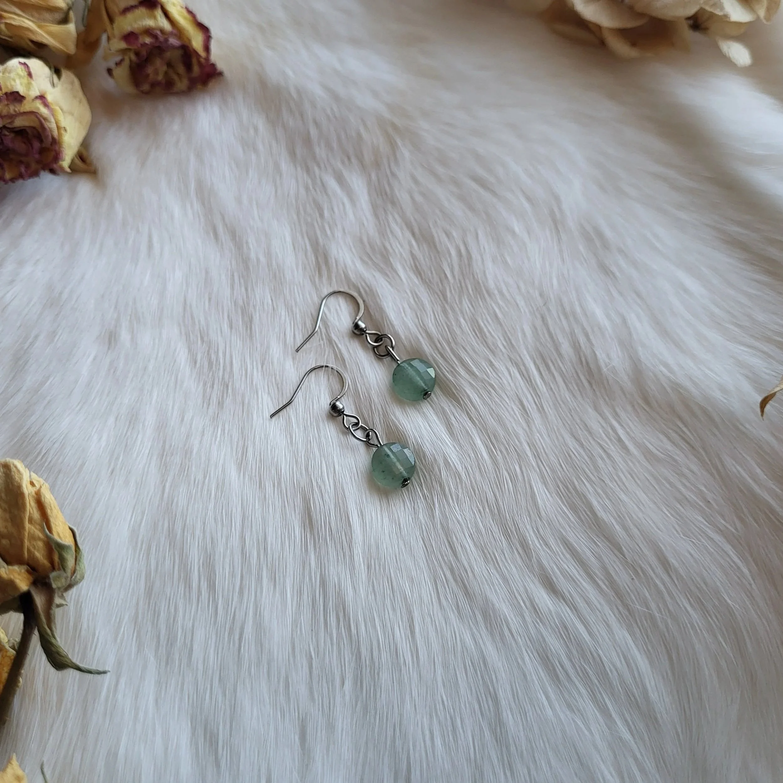 Adventurine Gem Earrings