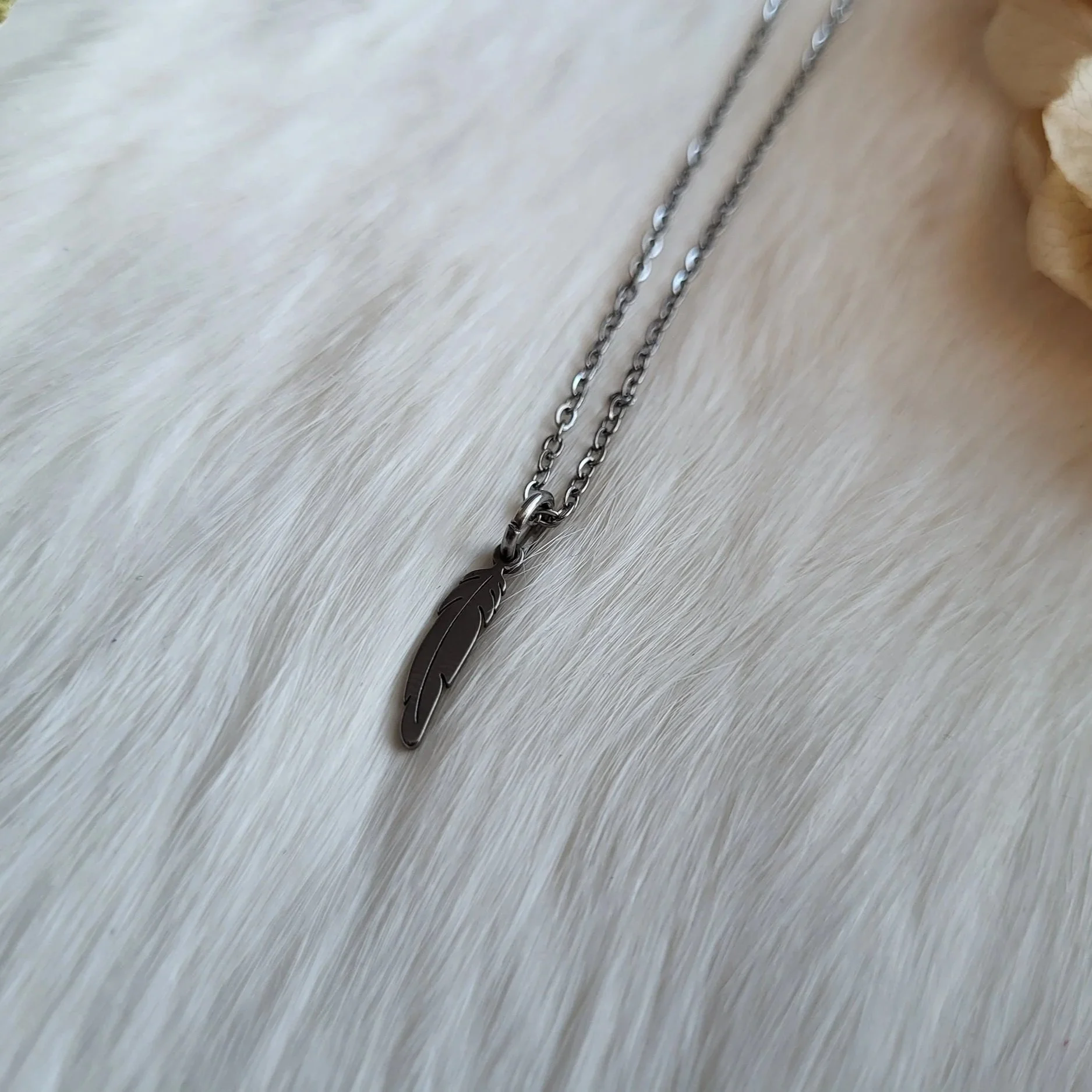 Feather Charm Necklace