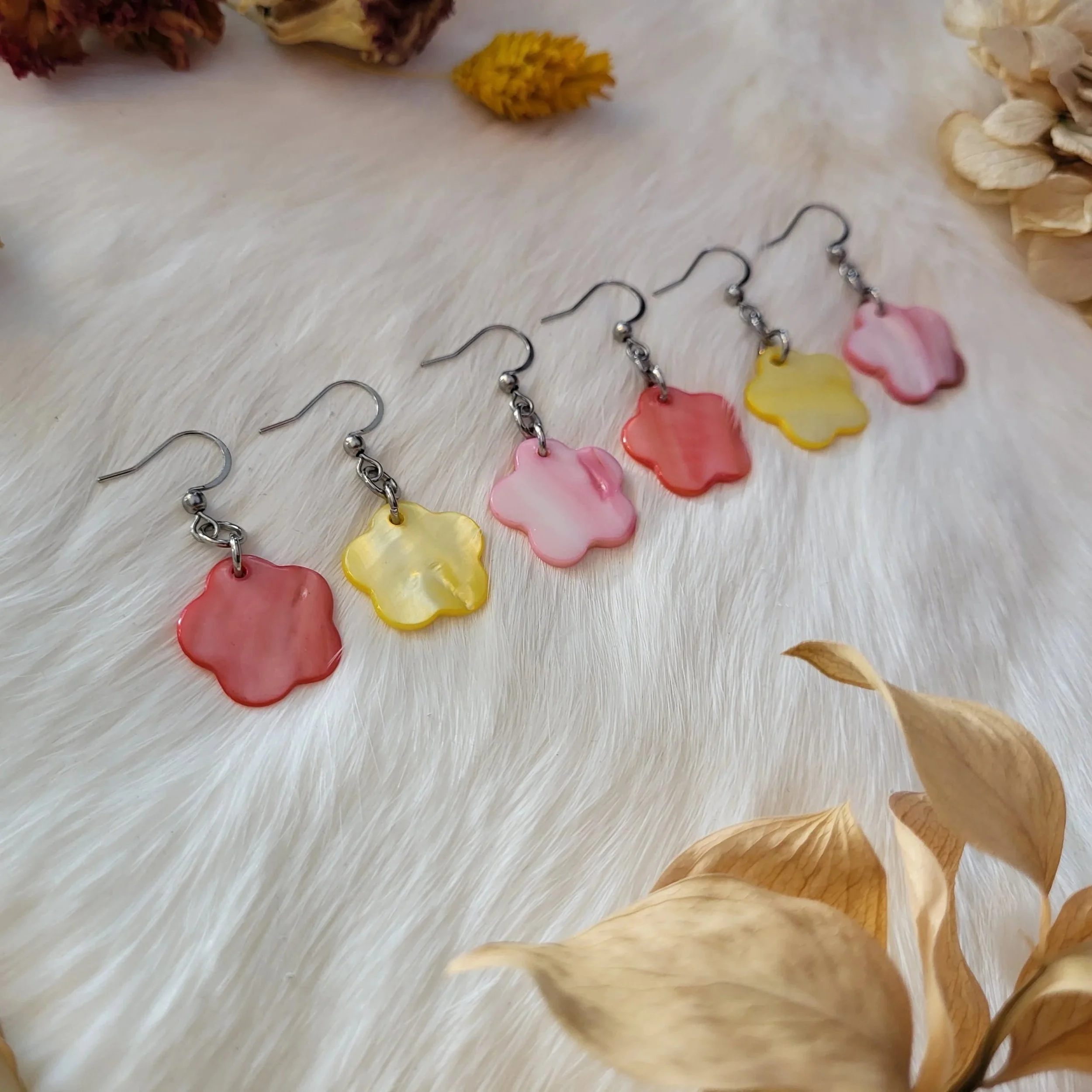 Flower Shell Earrings