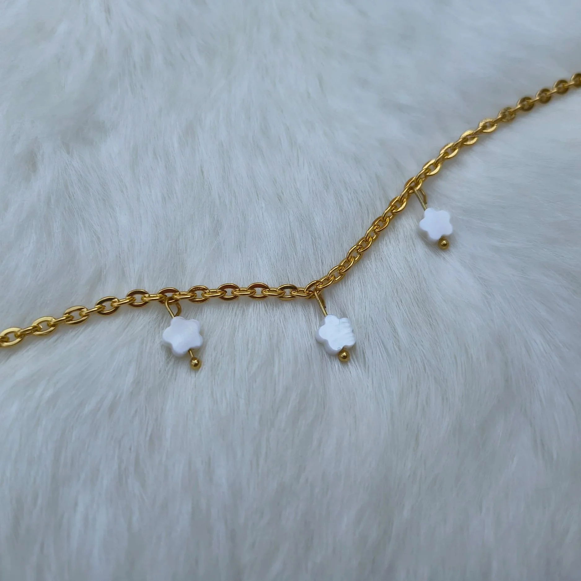 MOP Flower Bracelet
