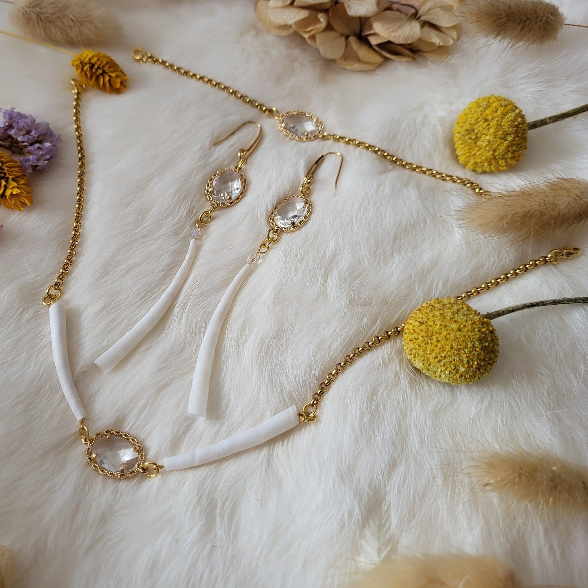 Dentalium Jewelry Set