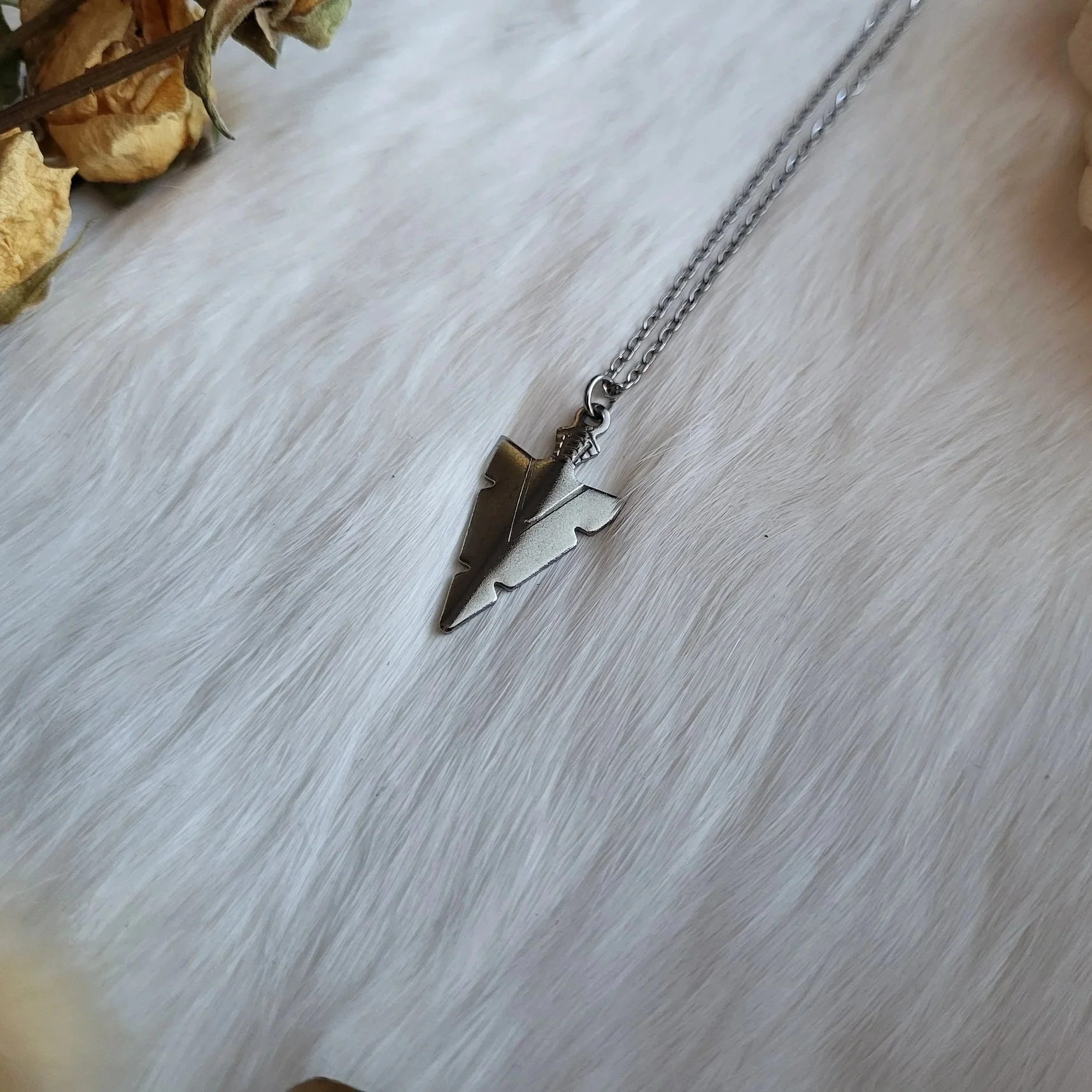 Arrowhead Charm Necklace