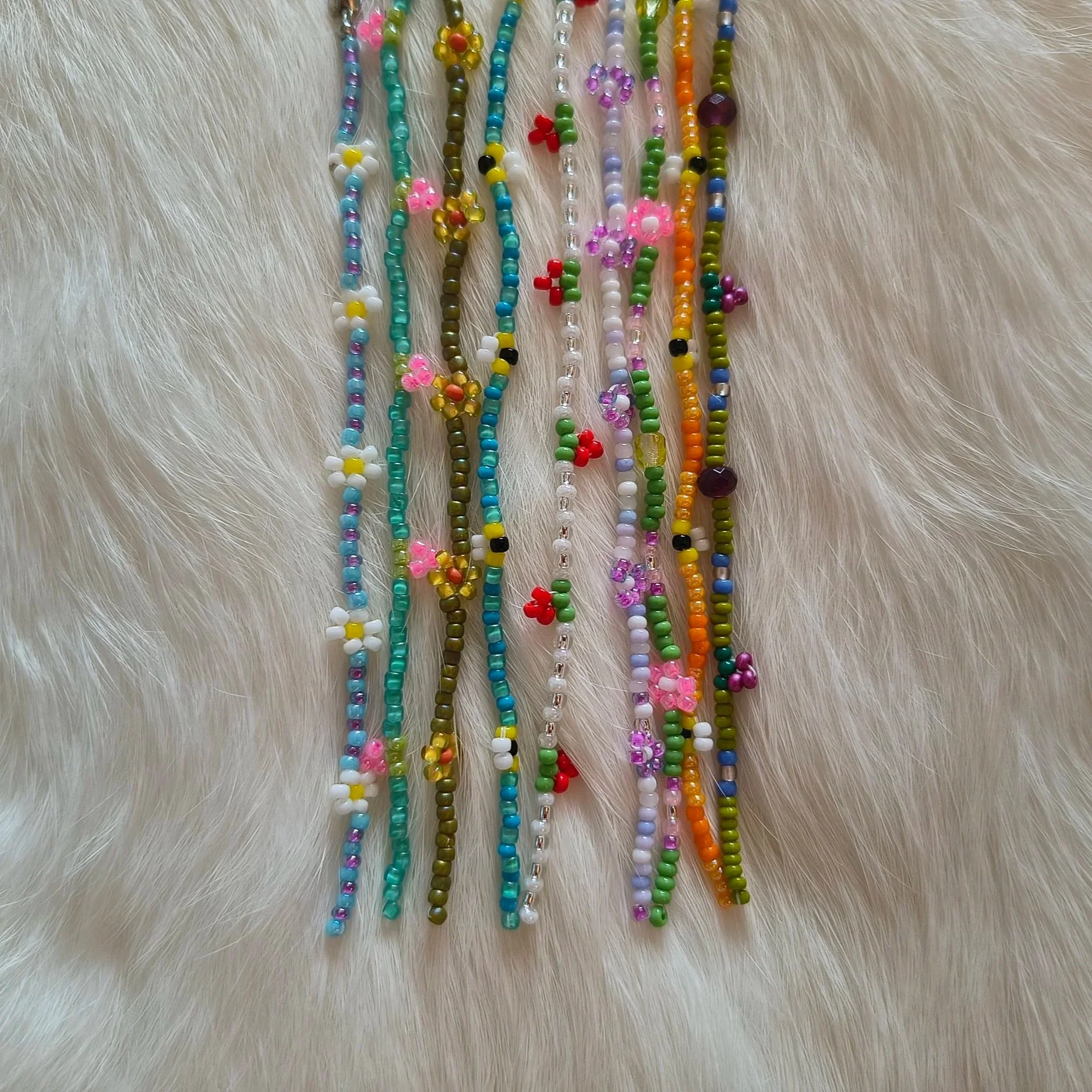 Medium Beaded Barrettes