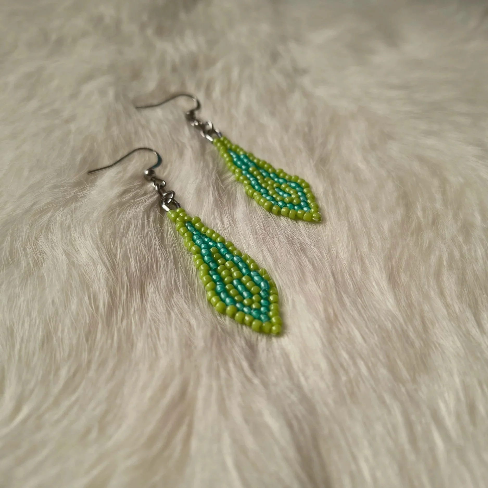Beaded Jewel Earrings