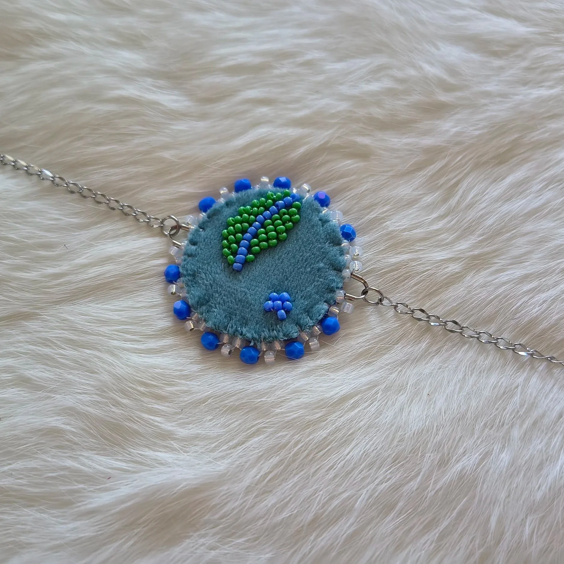 Beaded Blueberry Bracelet