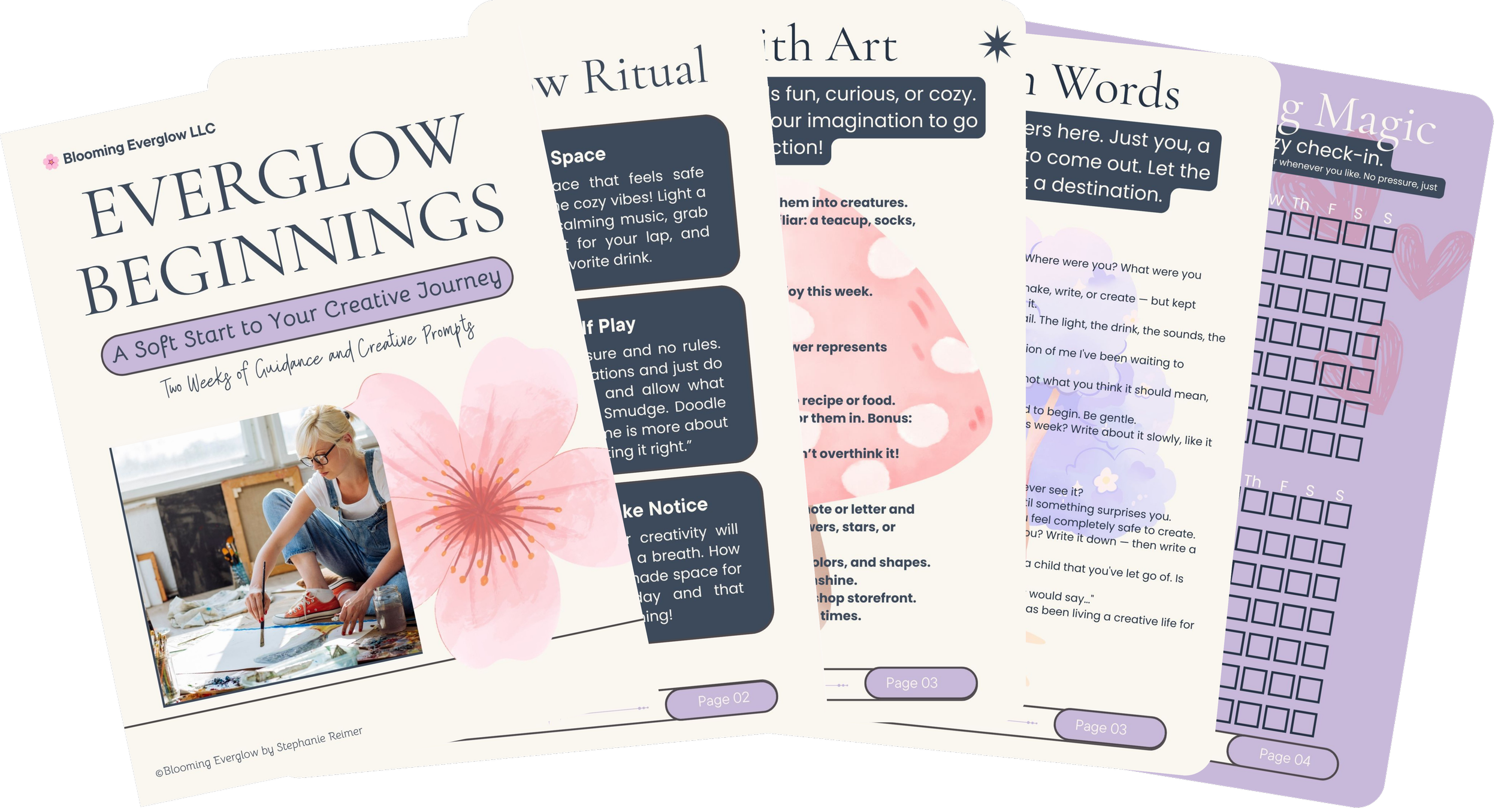 Snapshot of Everglow Beginnings PDF guige and booklet