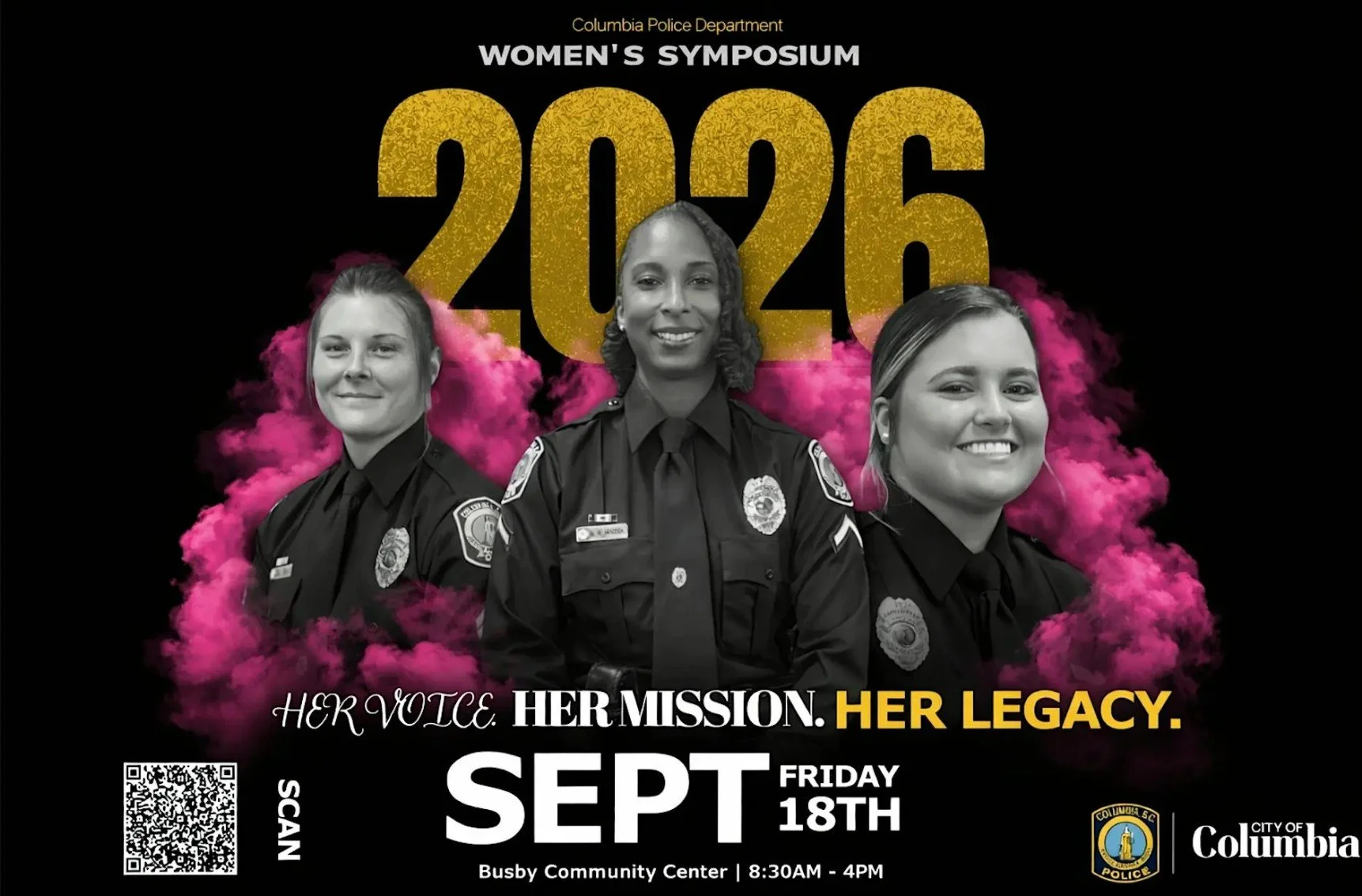 CPD Women's Symposium: Her Voice. Her Mission. Her Legacy., Columbia, SC