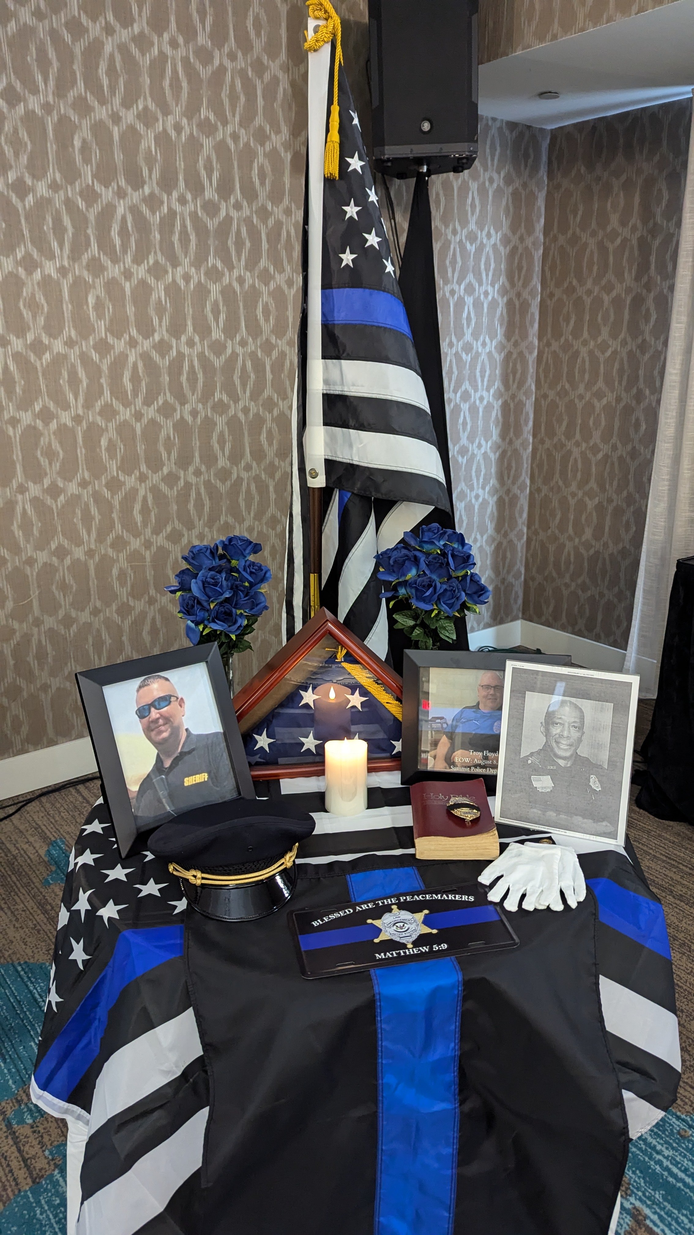 Mississippi FBINAA Conference 2024 Memorial Table