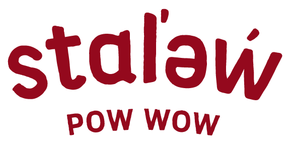The word "stalew" in large red stylized letters with "Pow Wow" in smaller red letters underneath.