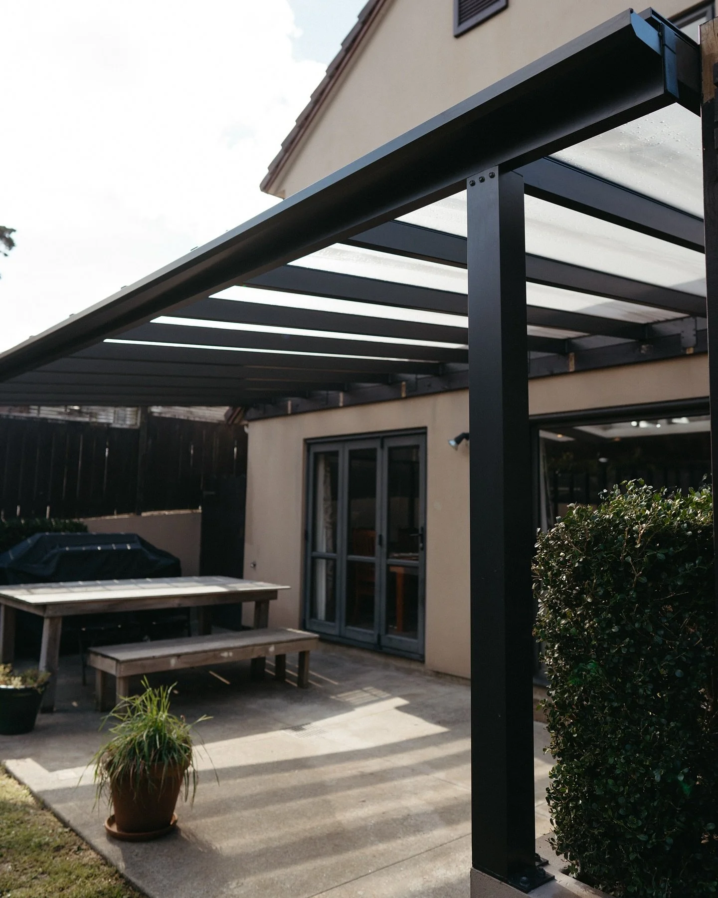 Effortlessly blending into your home - but offering so much more than just a roof. A Shadescape becomes the backdrop for summer days, birthday celebrations, BBQs, and unforgettable memories.