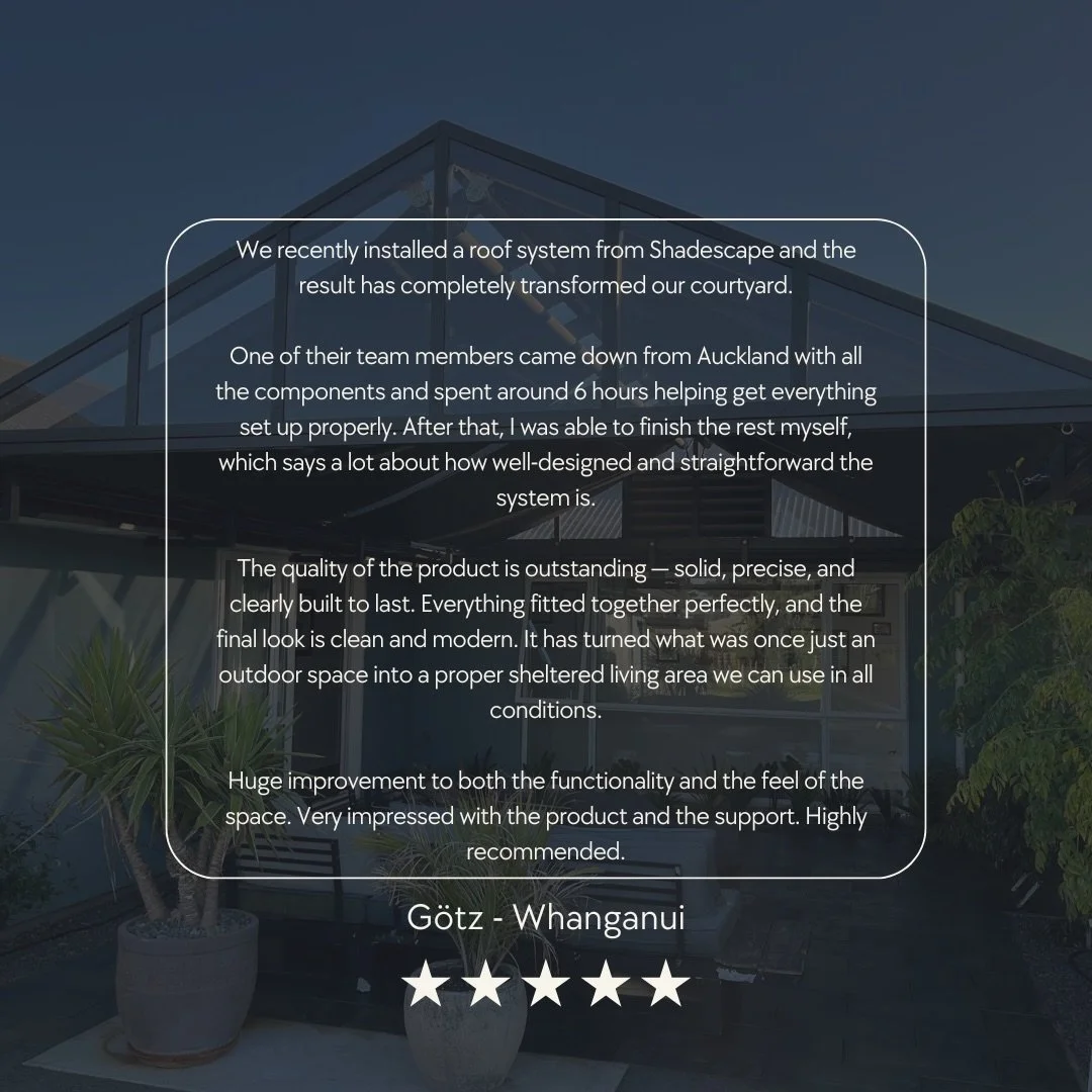 There&rsquo;s nothing better than hearing how much our clients are loving their new Shadescape! 🙌