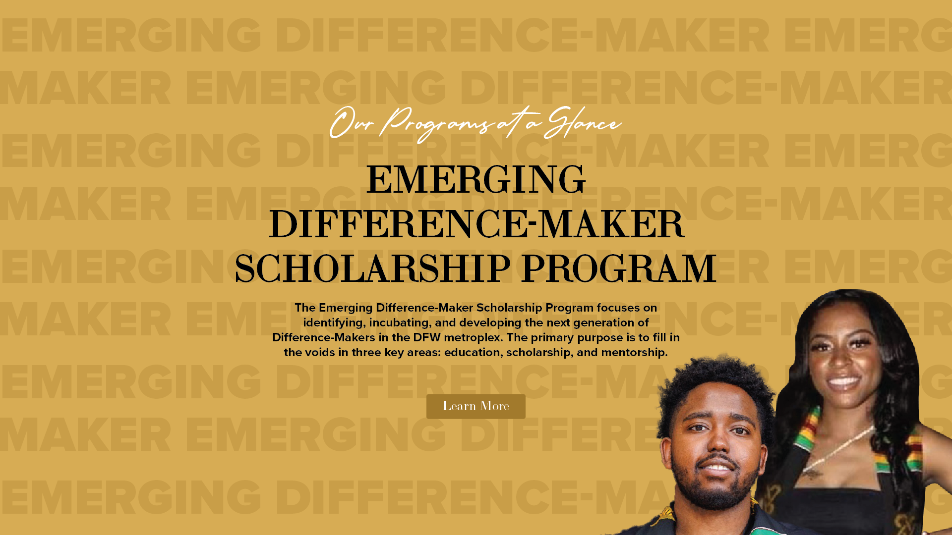 Emerging Difference Maker Scholarship Program
