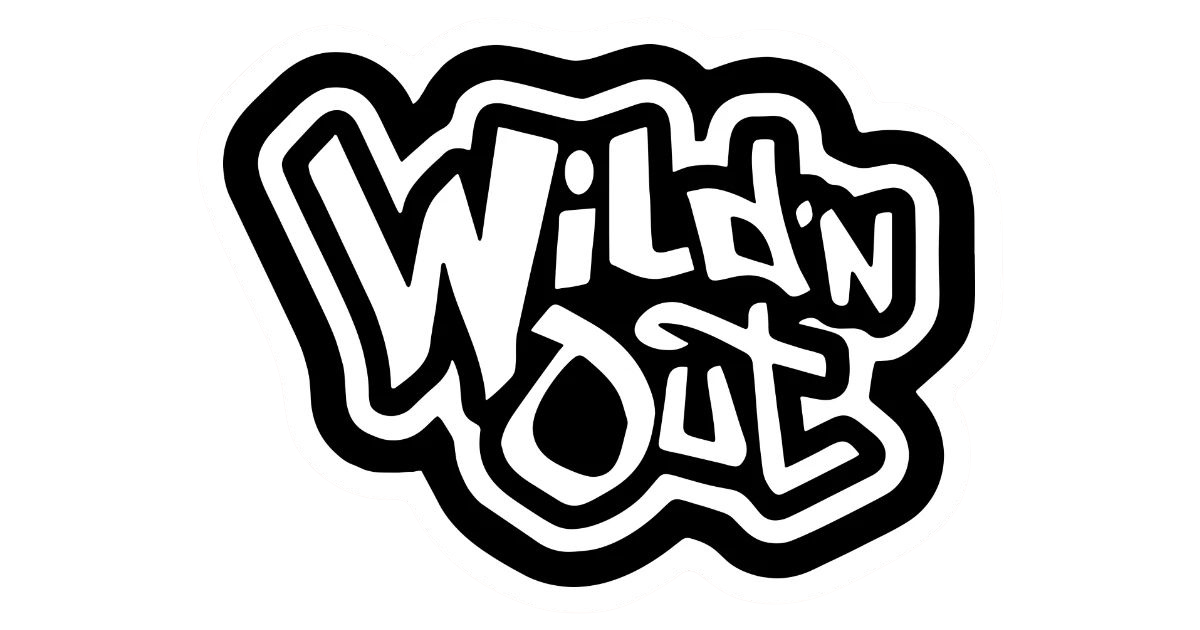 Black and white graffiti-style logo with the words "WILD'N OUT".
