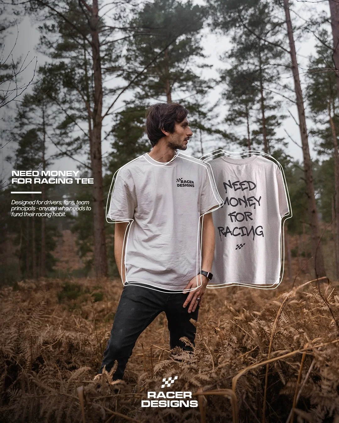 The racing season is back again, and so are the tees! Whether you need money to buy merch or to fund a season of racing, we could all do with some money for our racing obsession, right?! Link in bio or drop me a DM.

📦 UK shipping only, if you&rsquo