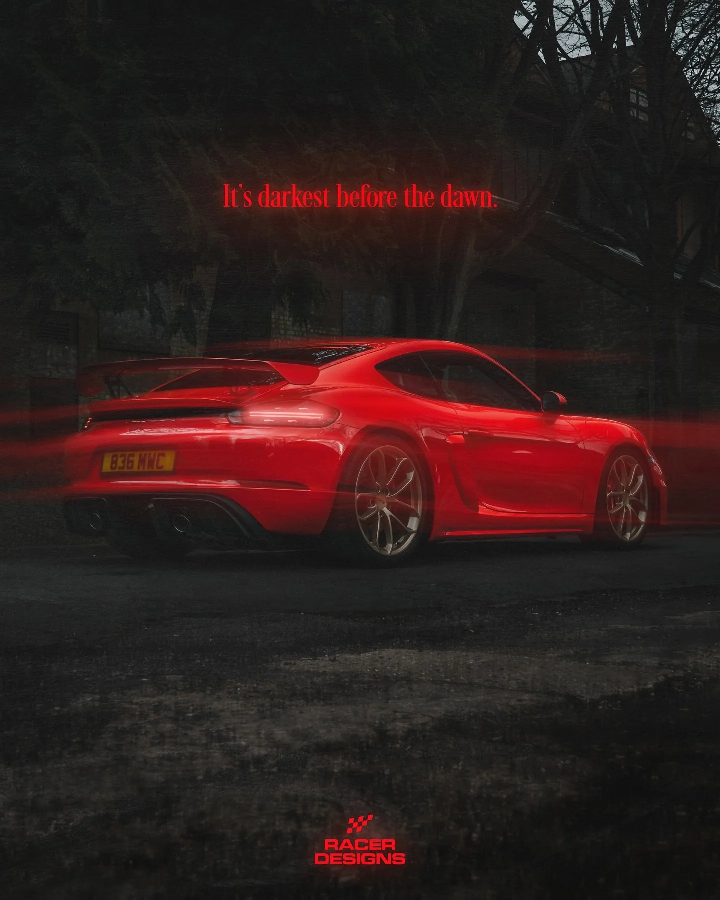 Perseverance. 

#porsche #cayman #gt4 #porschecayman #caymangt4 #718 #718cayman #718gt4 #motivation #inspiration #carphotographer #carphotography #caredit #graphicdesgn