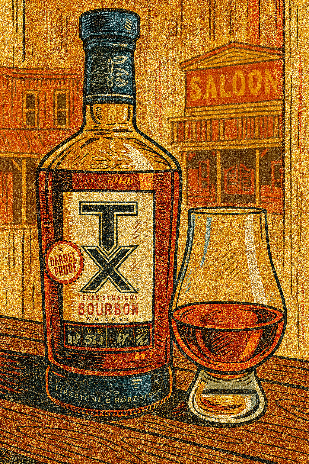 TX Straight Bourbon Barrel Proof 