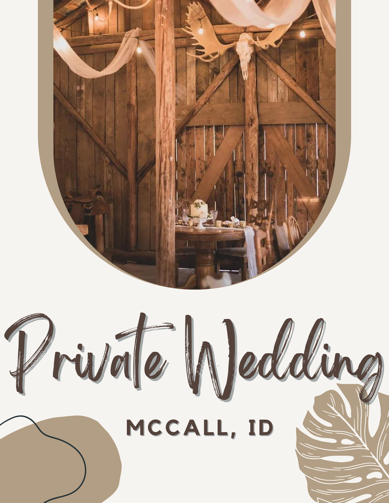 PRIVATE WEDDING MCCALL
