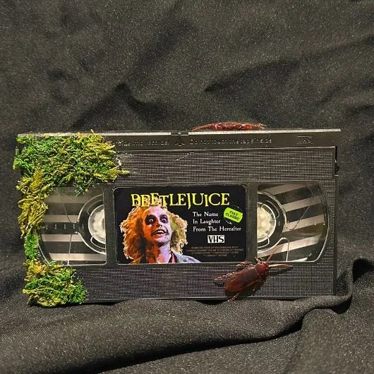Beetlejuice inspired VHS art case