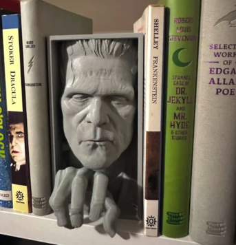 Frankenstein-inspired horror wall art