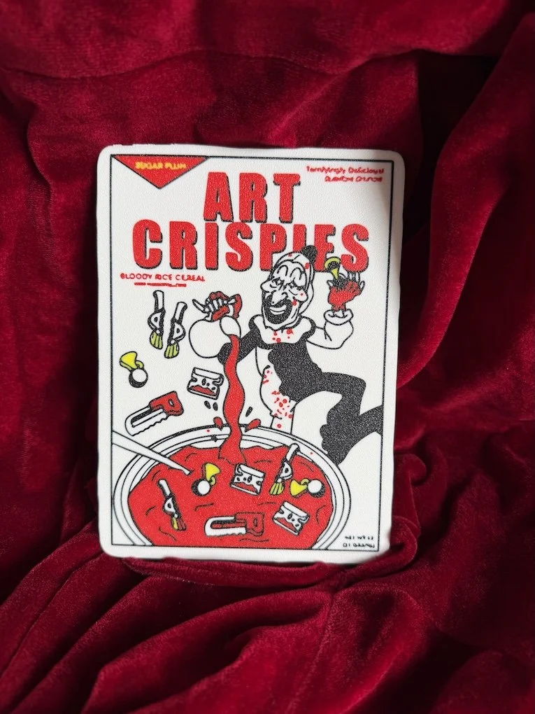 Art Crispies - Terrifier novelty sign