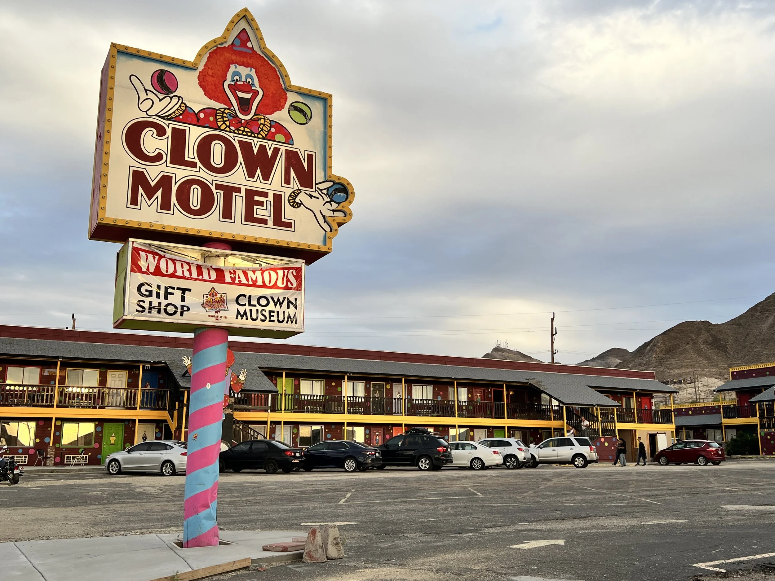 Clown Motel in Tonopah, Nevada.