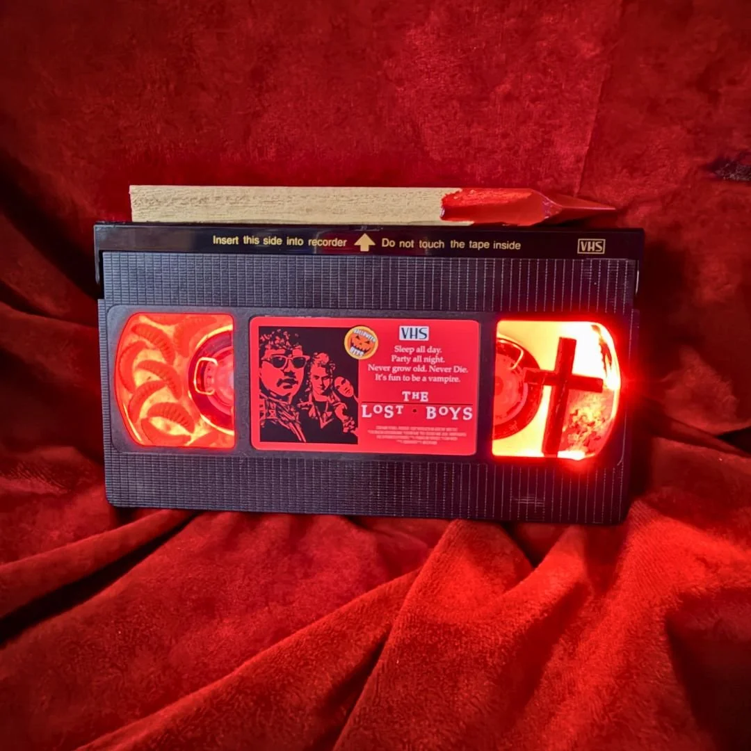 The Lost Boys inspired VHS art case
