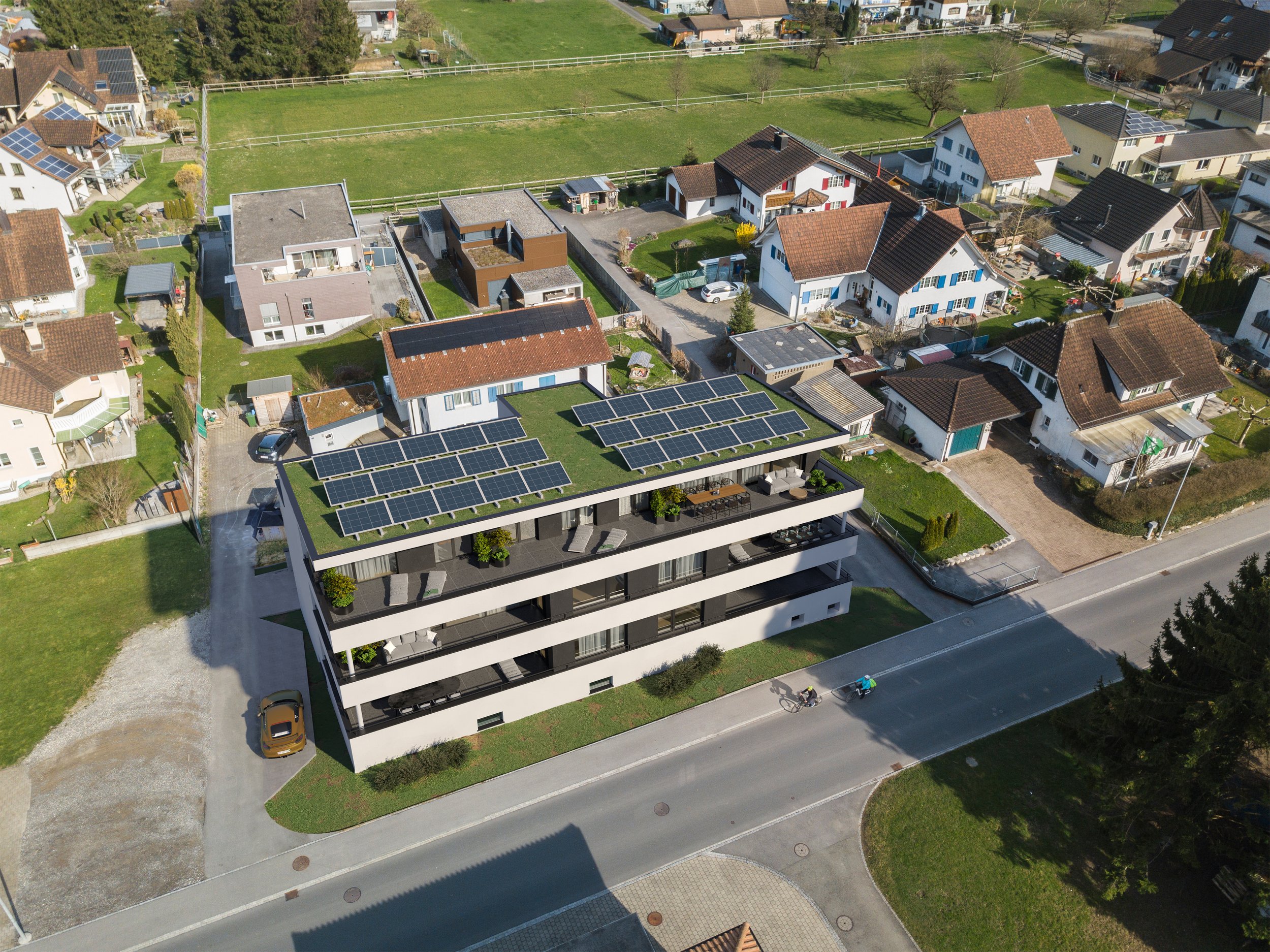 Aerial rendering and photomerge