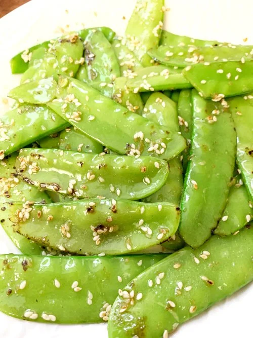 Stir-fried Snow Peas with Sesame Seeds — My Sunny Kitchen