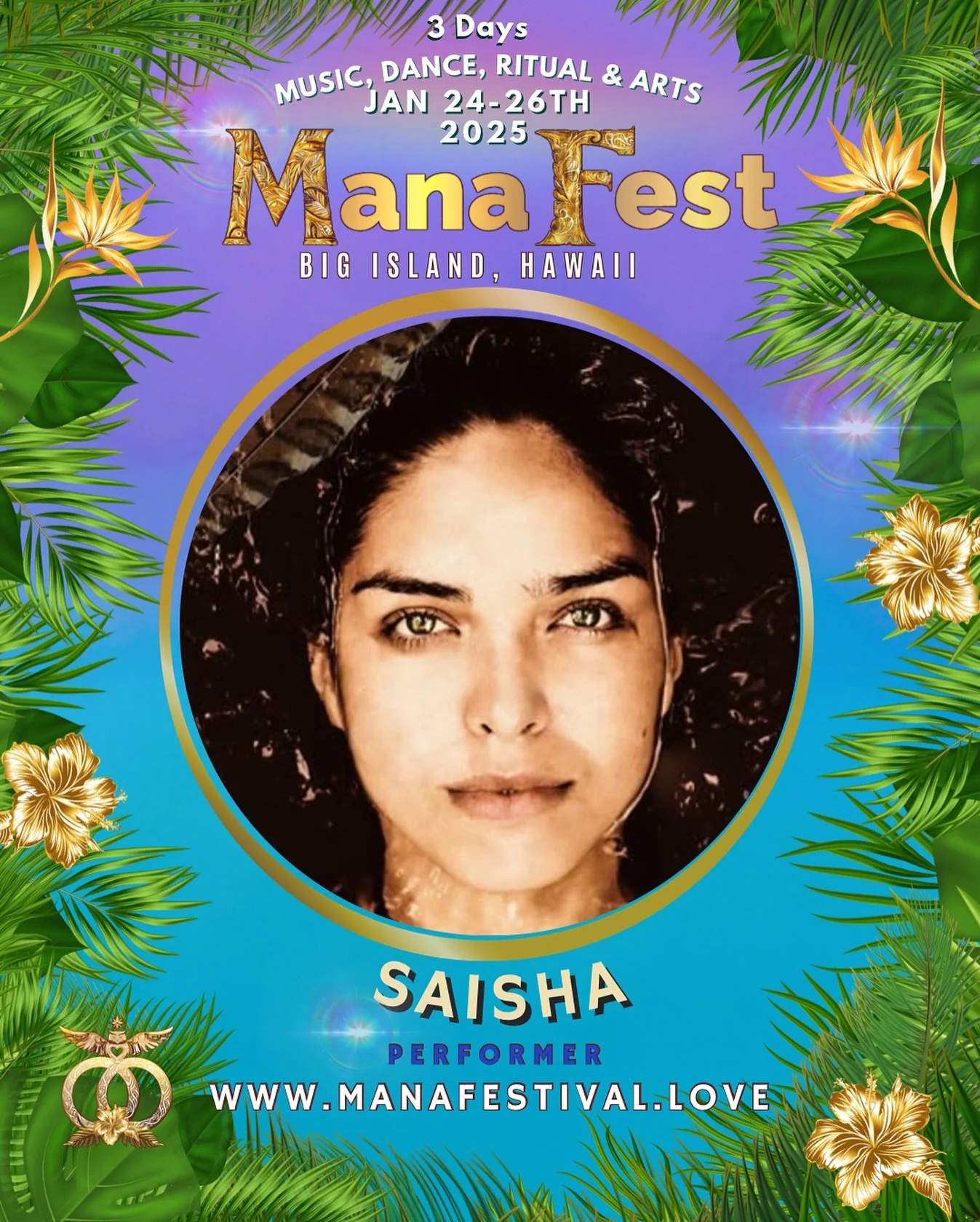 Mana Fest 2026 🎤 We are so excited to welcome @travelinroots this year! 🎉 
Saisha will be bringing her beautiful music and artistry to our team of amazing women! Can&rsquo;t wait to receive your medicine!