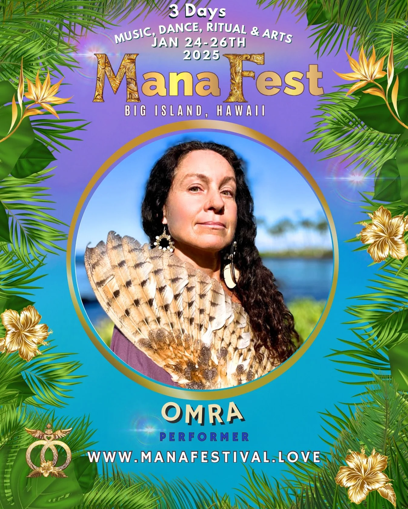 Mana Fest 2026 is made possible by the amazing commitment and love of @omra_art_music 🙏🩵

Omra channels music as a form of remembrance.
Her voice carries a frequency that dissolves tension, opens the heart, and reconnects people to their inner worl