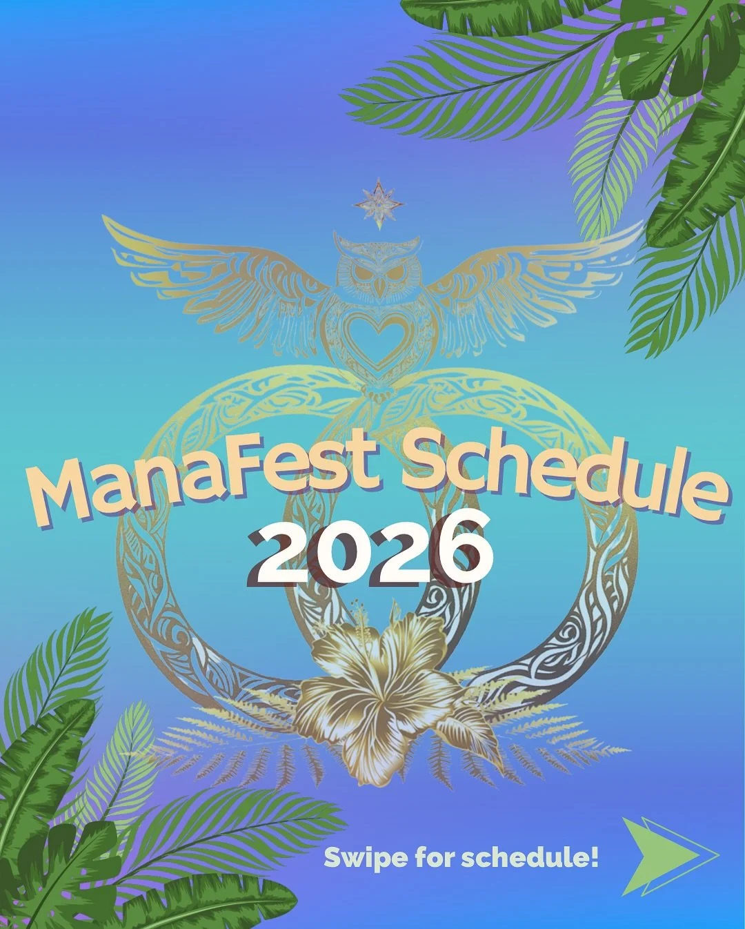 ✨ IT&rsquo;S HERE ✨
Our Mana Fest schedule is officially LIVE!
A full offering of music, movement, prayer, creativity, and connection! All woven together with so much love.

Subject to change of course, 😊  but we can&rsquo;t wait for you to explore 