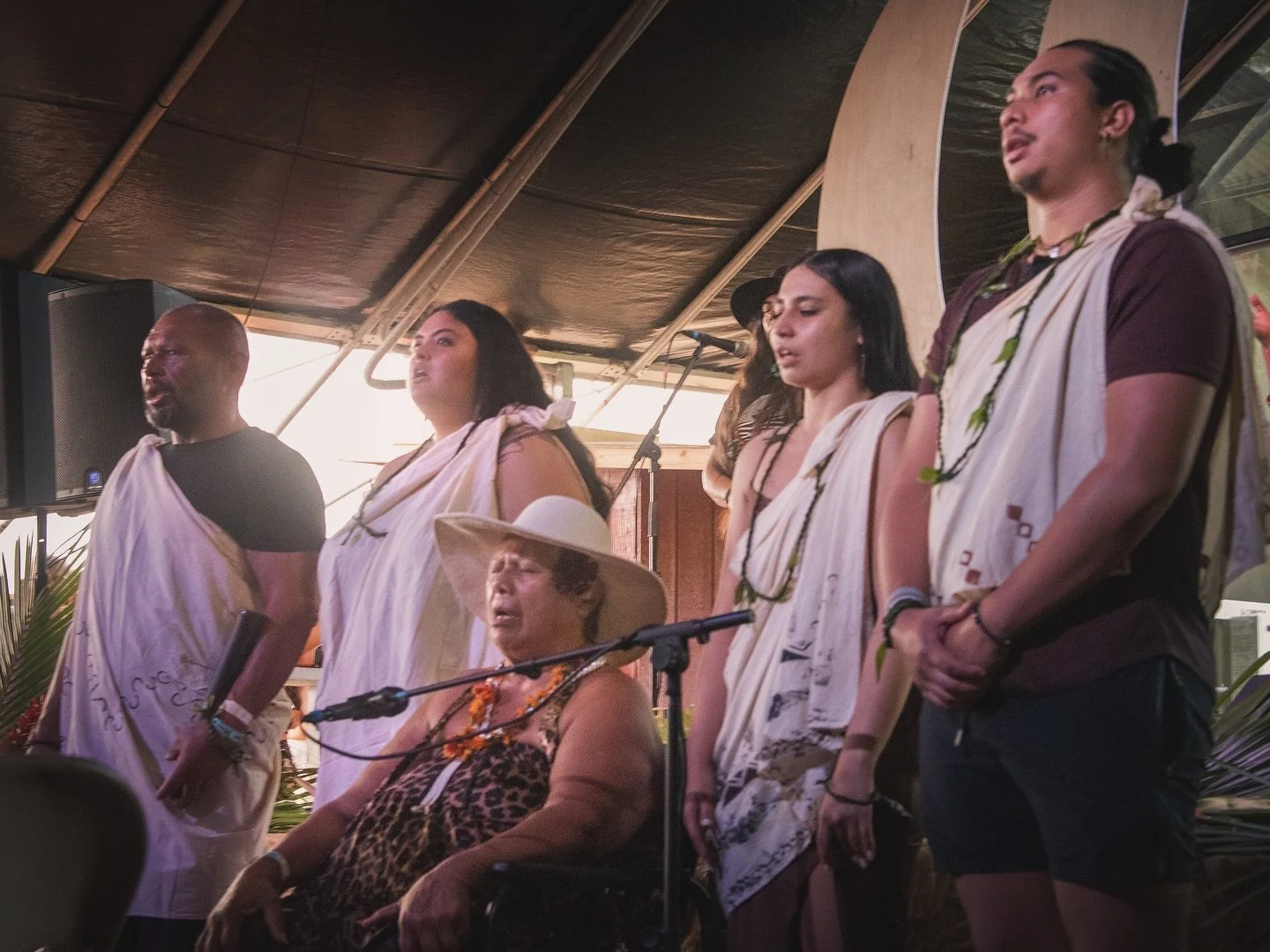 Deep gratitude for Auntie Emily and the local Hawaiian cultural practitioners that brought their blessings, wisdom and prayer!

Mana Fest is held on sacred Hawaiian land that holds lineage, memory, and living culture.🌺 We carry deep reverence for th