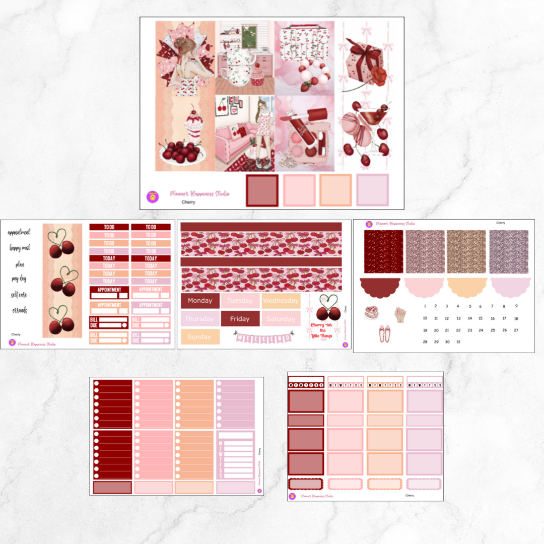 Cherry Vertical Sticker Kit