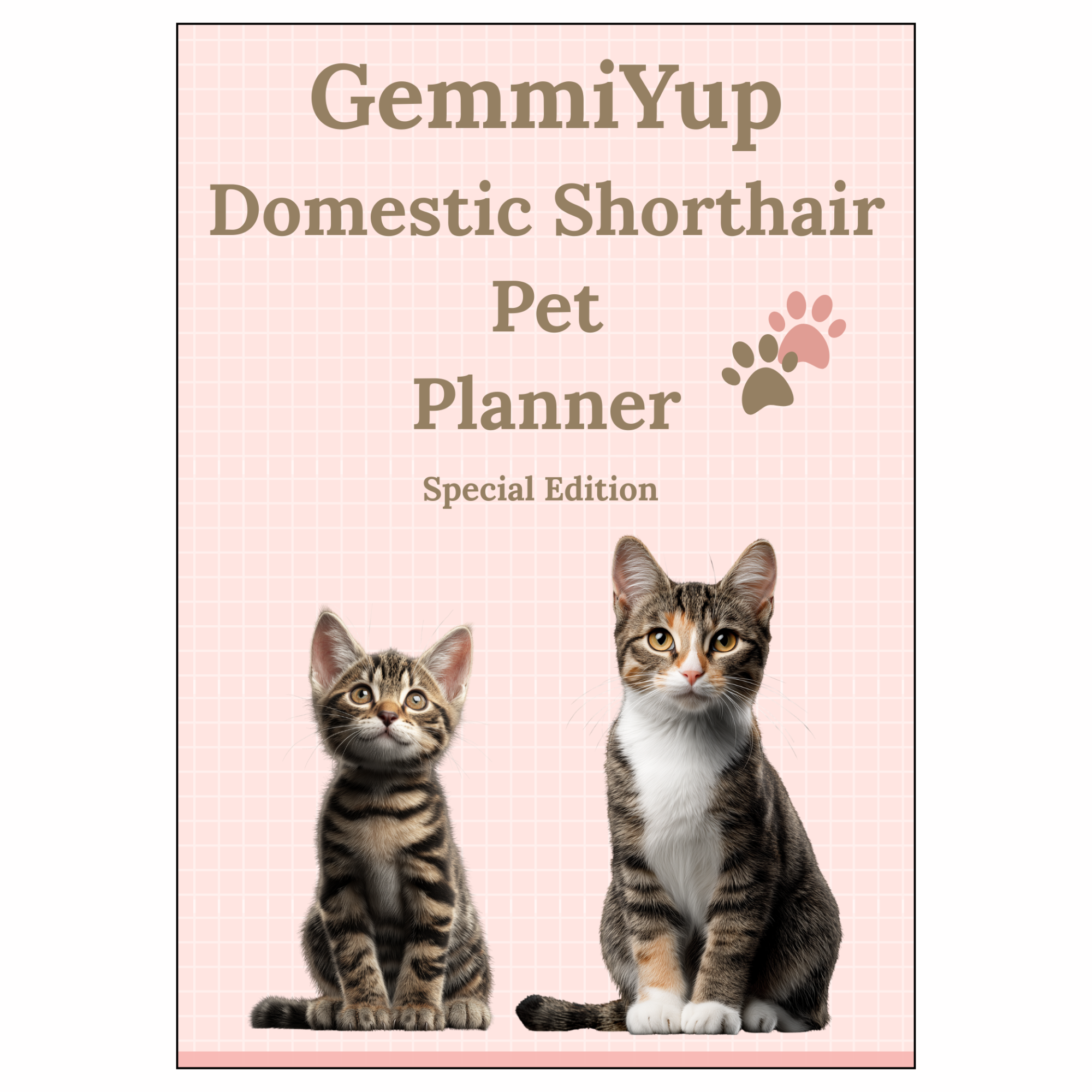 GemmiYup Domestic Shorthair Cat Care Planner – Special Edition (Digital Download)