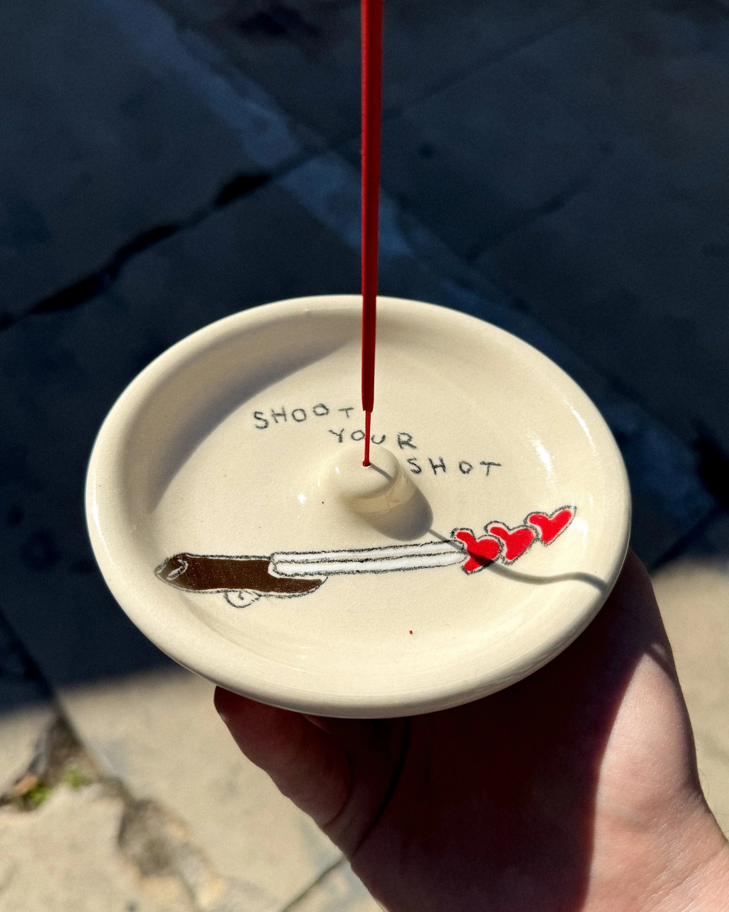 Shoot Your Shot Incense Holder