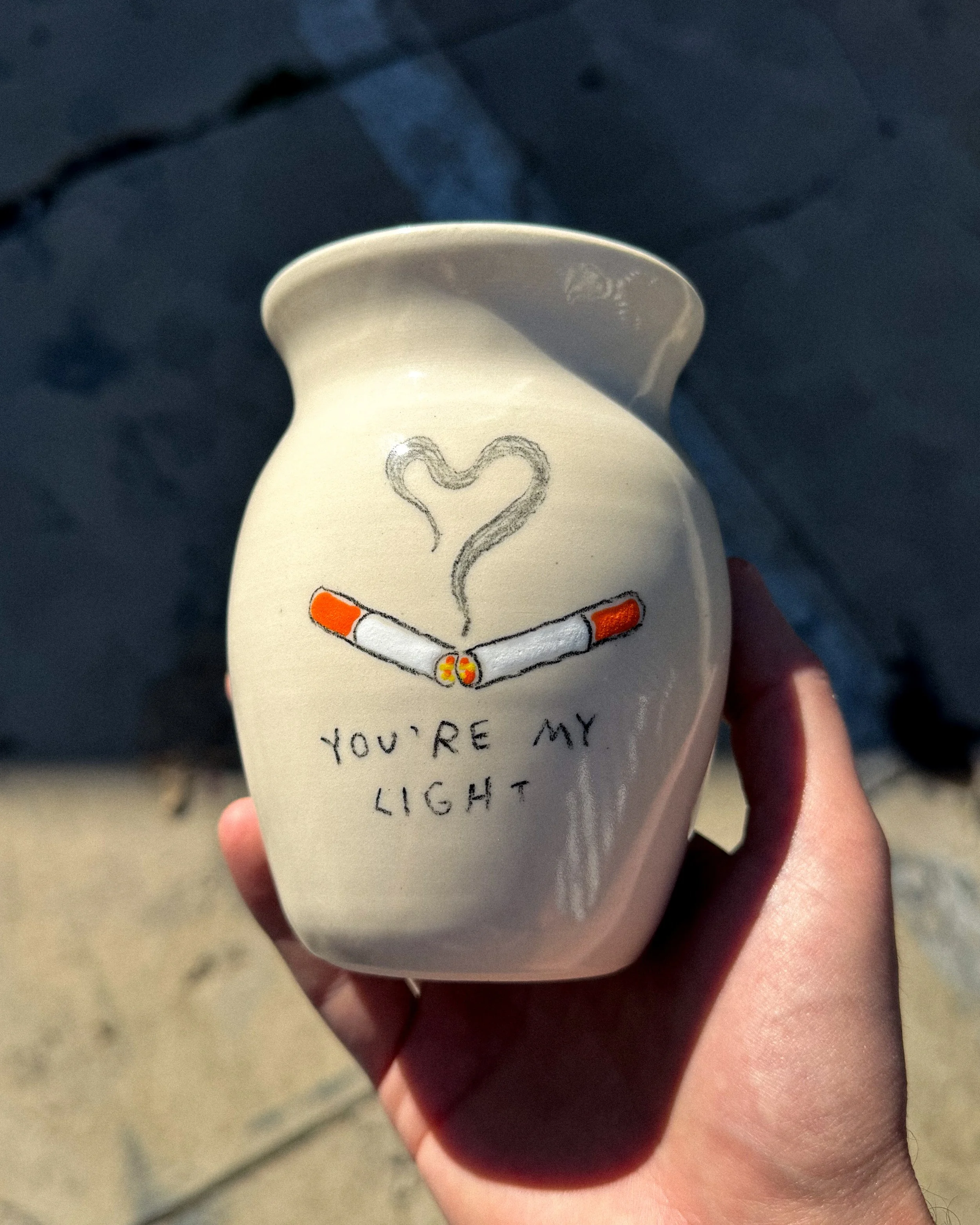 You’re My Light Small Vase