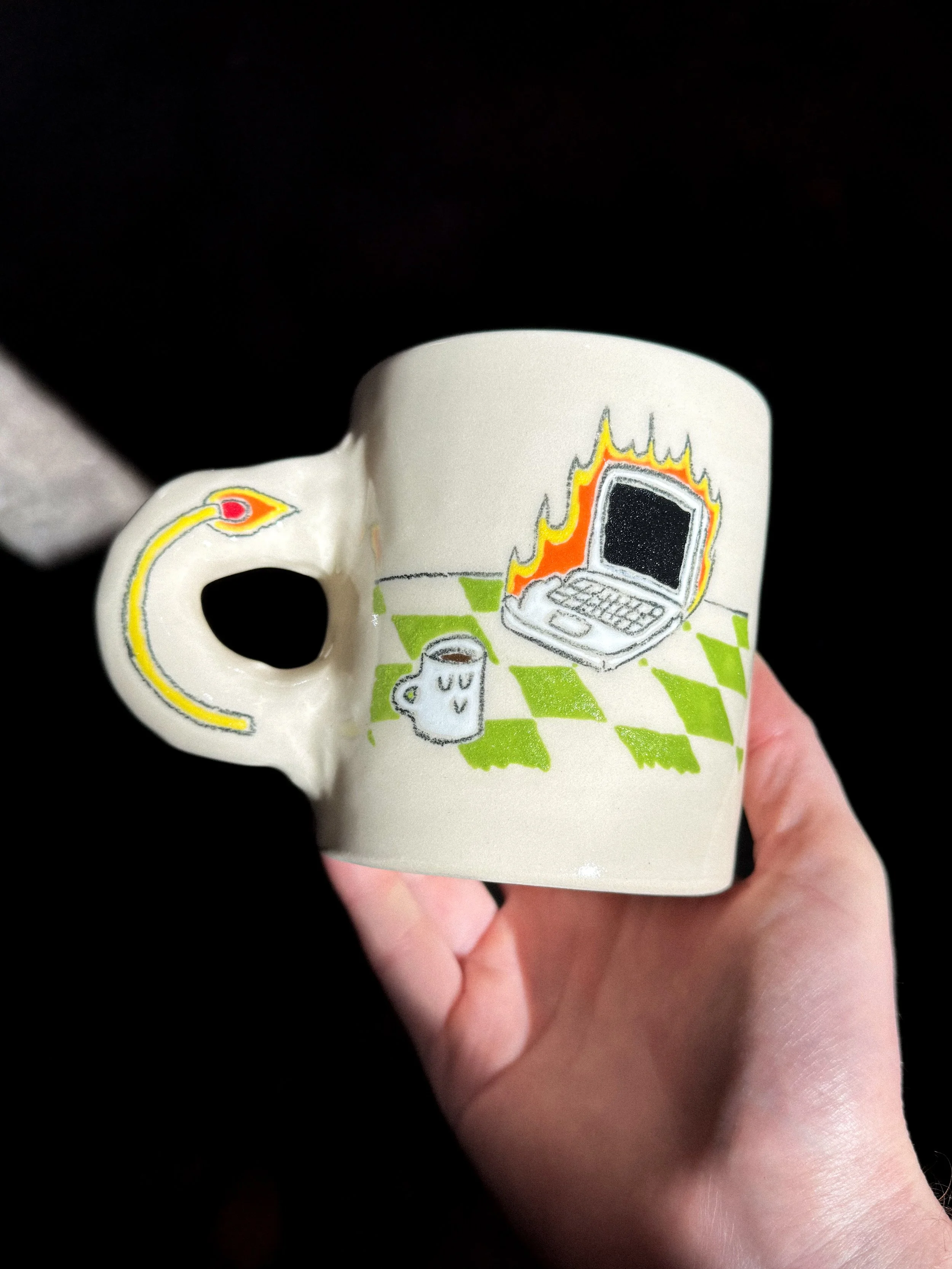 Burner Laptop Mug