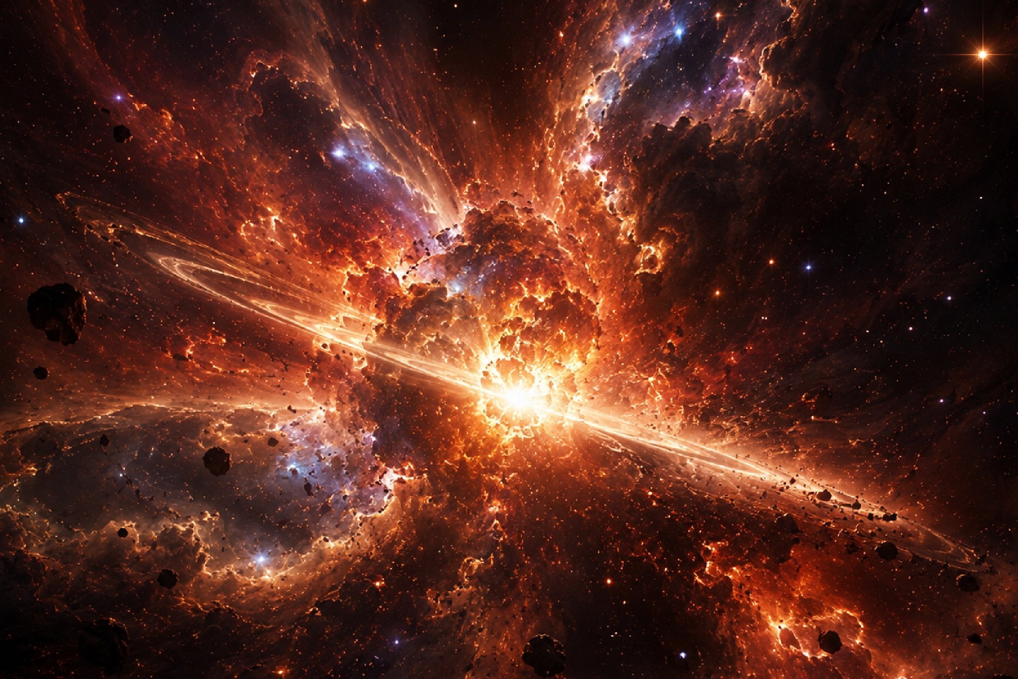 "Devil Dance Nebula" Album Artwork 6"x9" Print