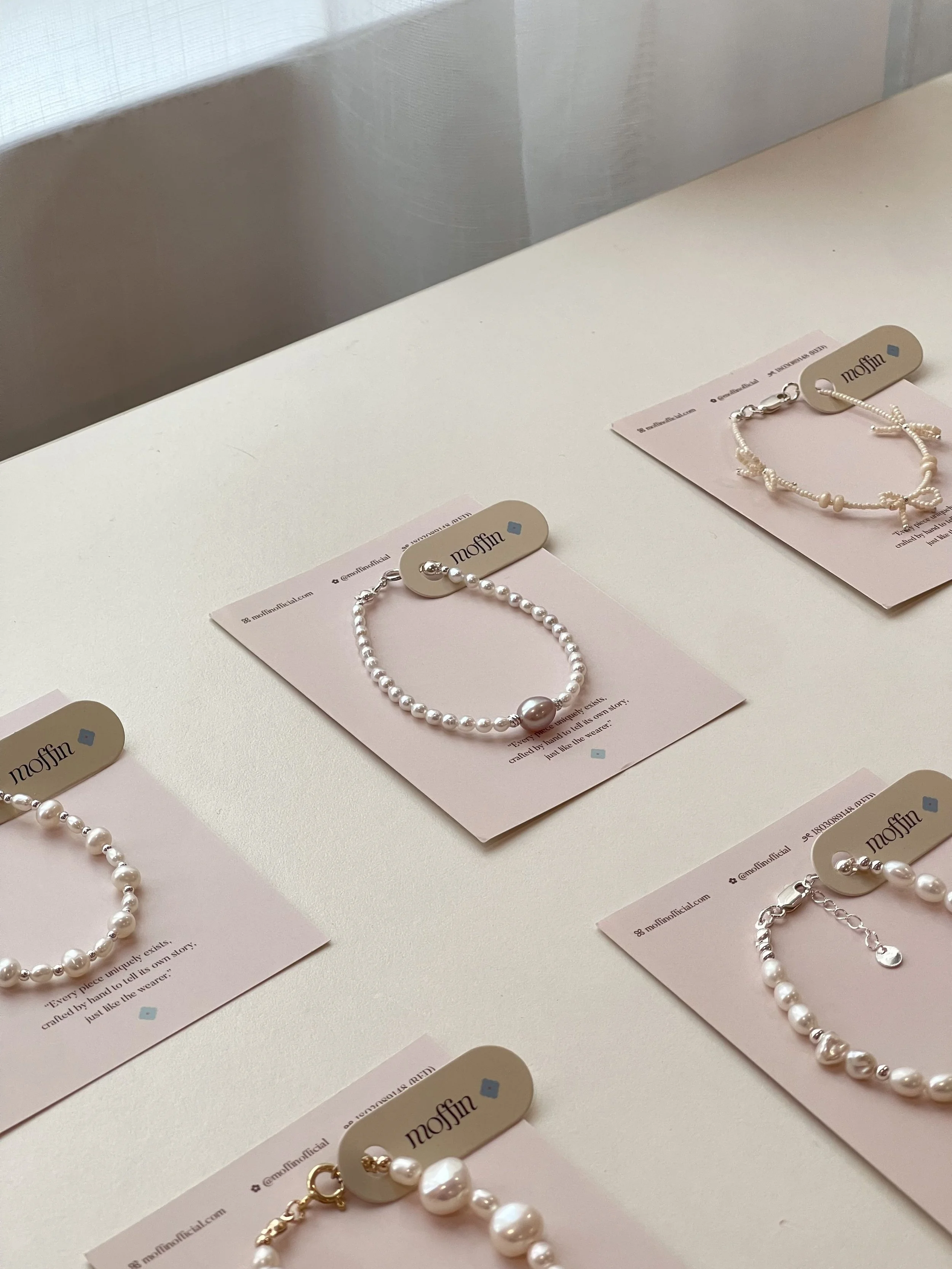 Pearly Elé Purple Charmy Bracelet