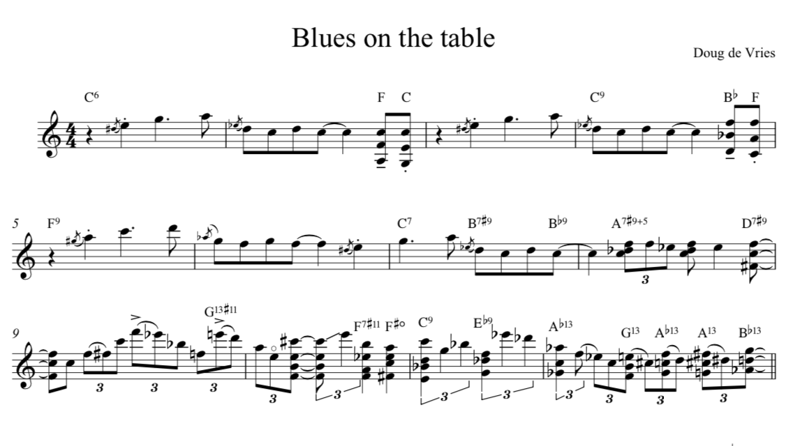 Blues on the Table