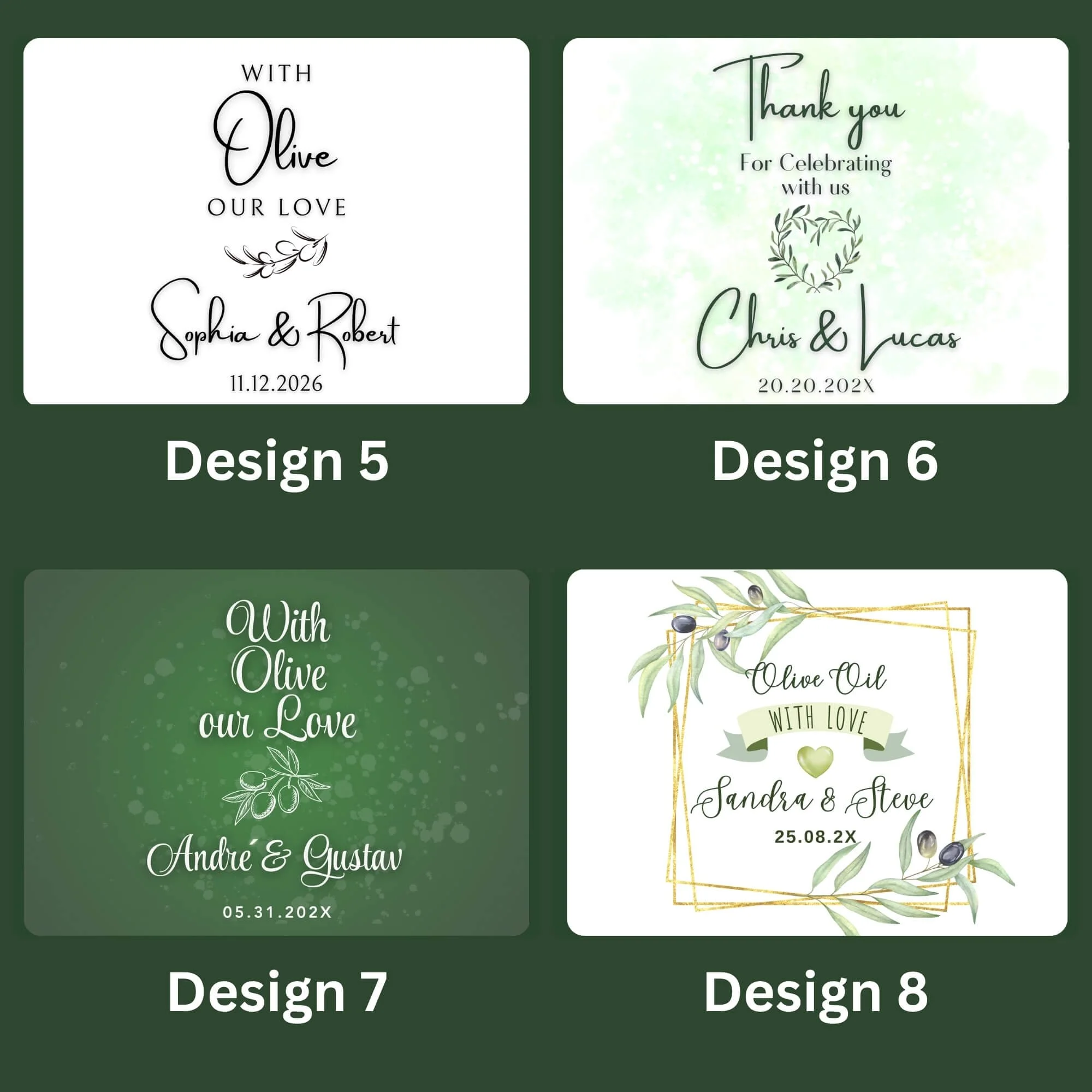 Mediterranean style olive oil mini bottle with custom label and ribbon (Copy) (Copy)