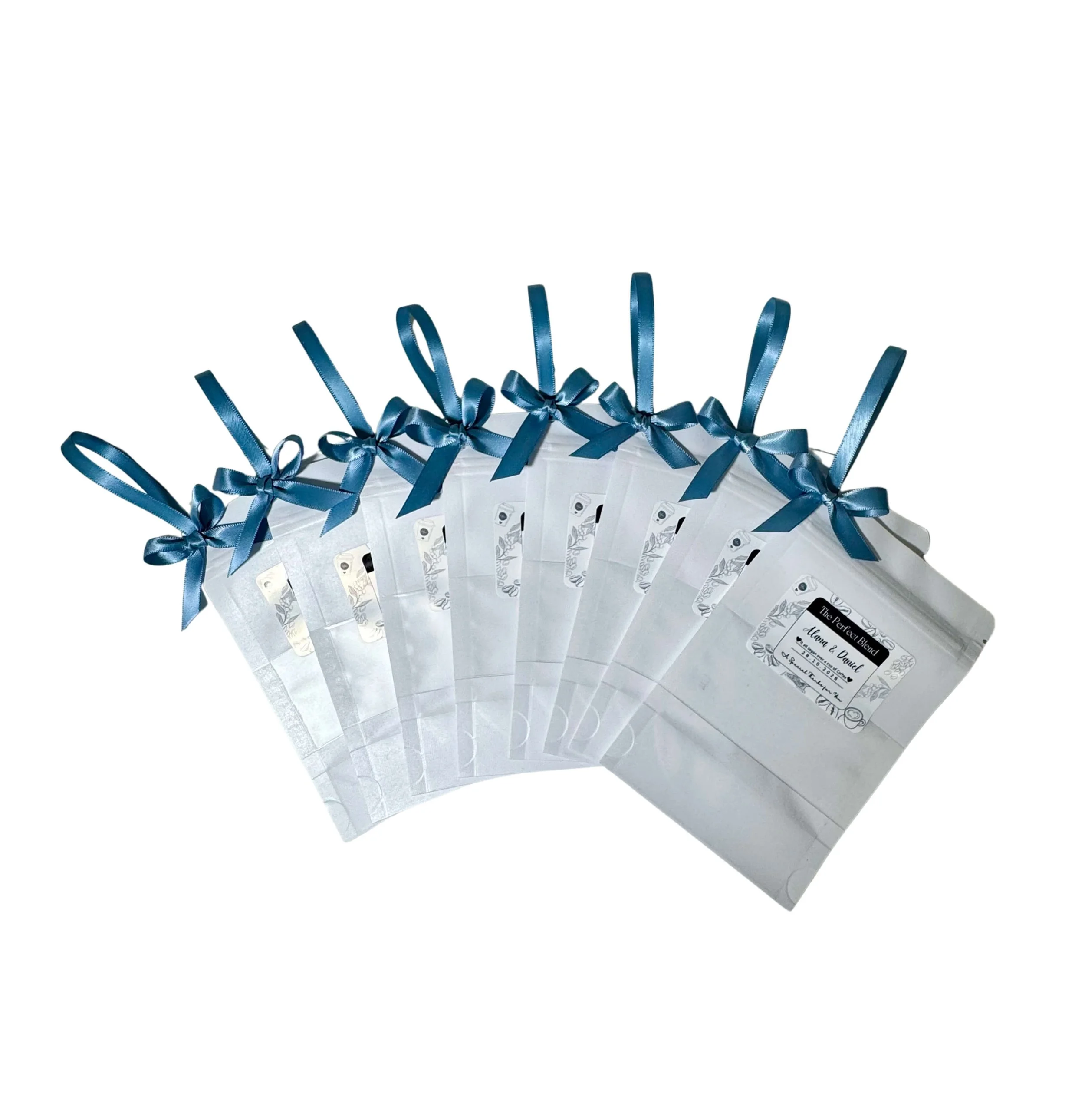 Coffee & Tea Bags DIY Favours – Personalised Bonbonniere for Weddings & Events Australia