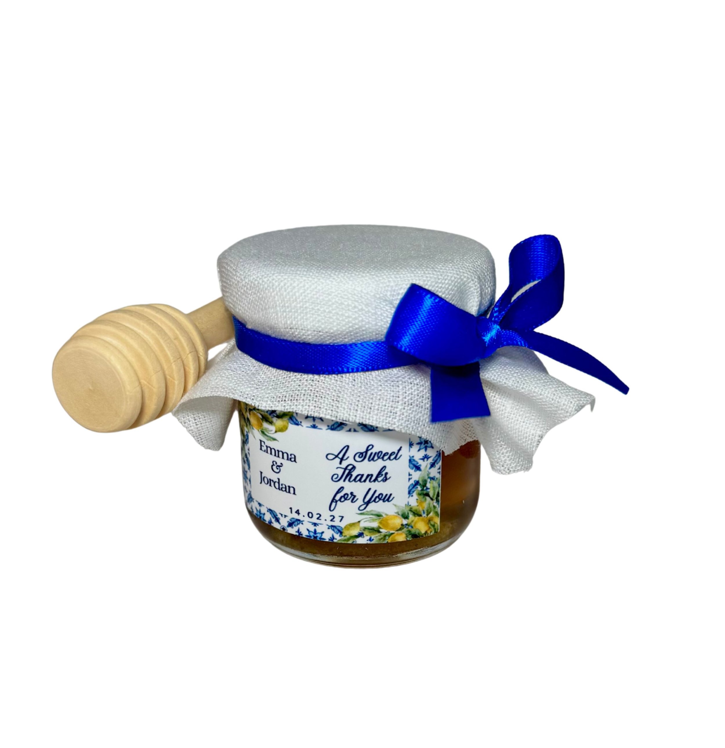 Amalfi Coast Honey Jars – Personalised Wedding Favours Brisbane