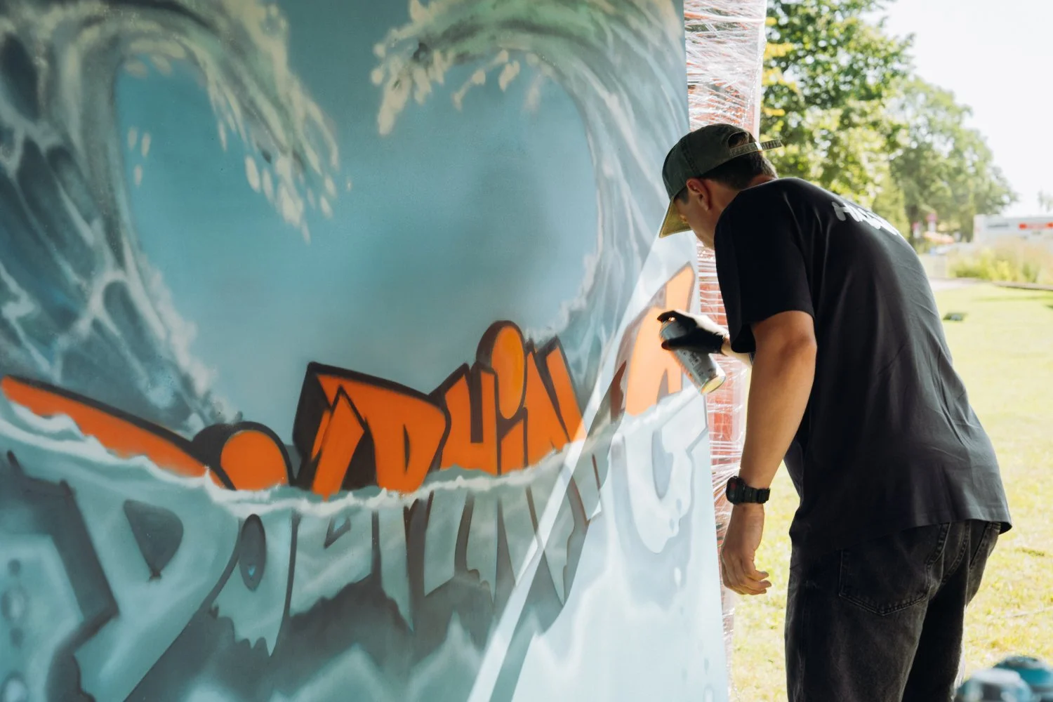 urban style canvas commision