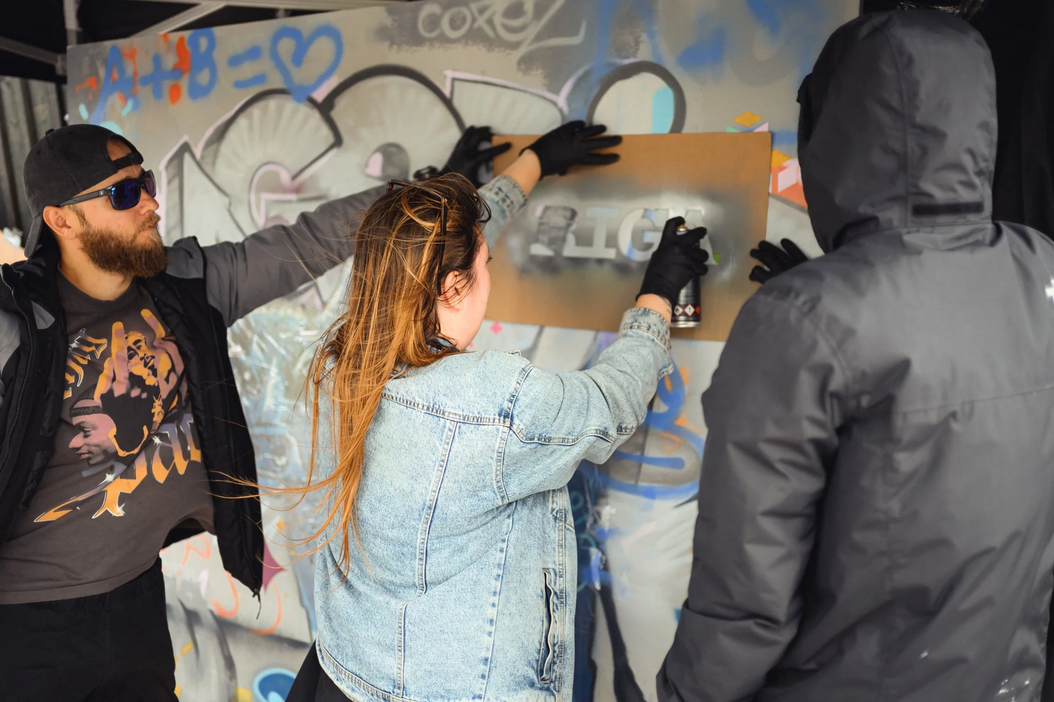 graffiti workshop in latvia for magebit company