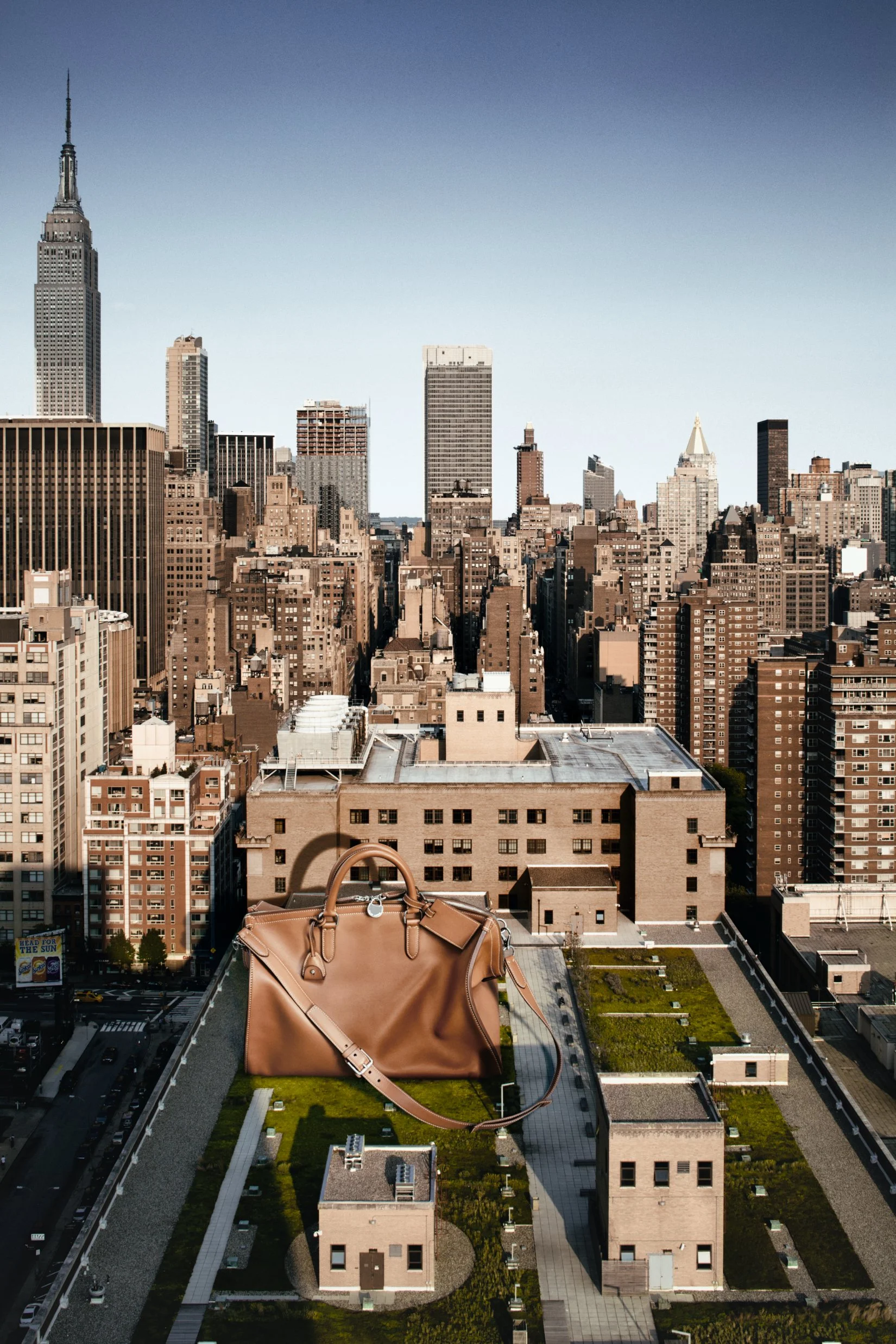 Rooftop Bag, New York 40"x 52" Limited edition of 7 